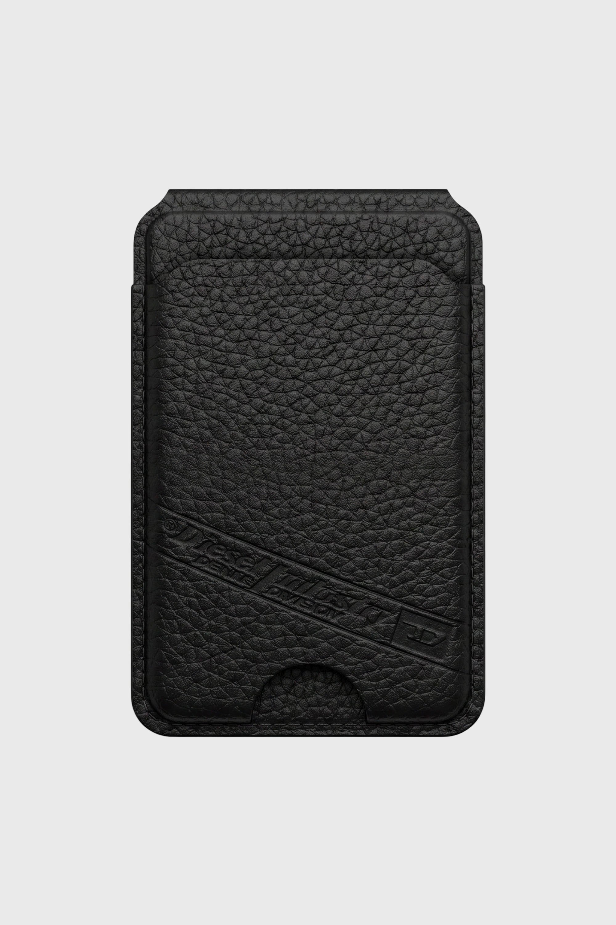 Diesel - 60649 CARD HOLDER, Unisex's Flag D MagSafe card holder in ブラック - 1