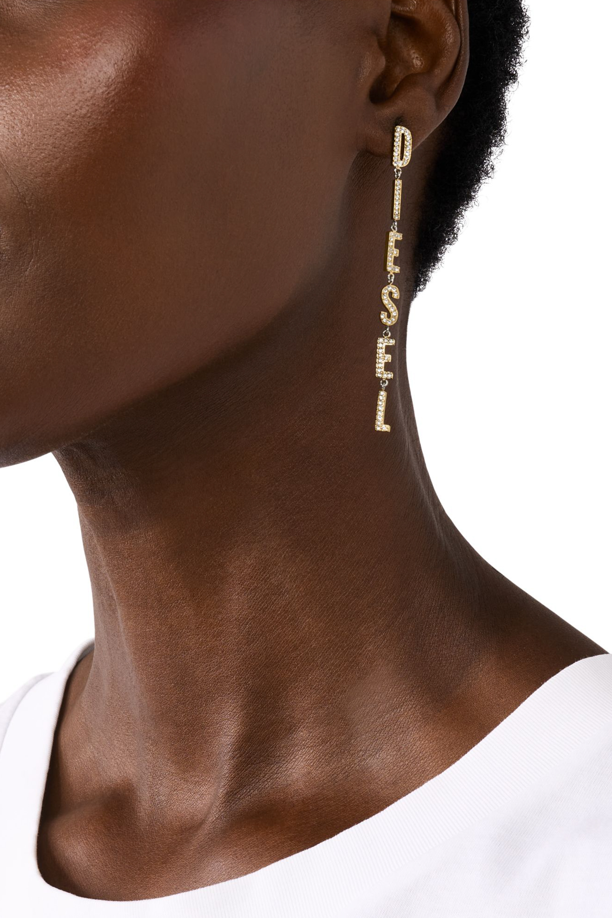 Diesel - DX1546931 JEWEL, Unisex's ピアス（片耳用） in シルバー/ゴールド - 4