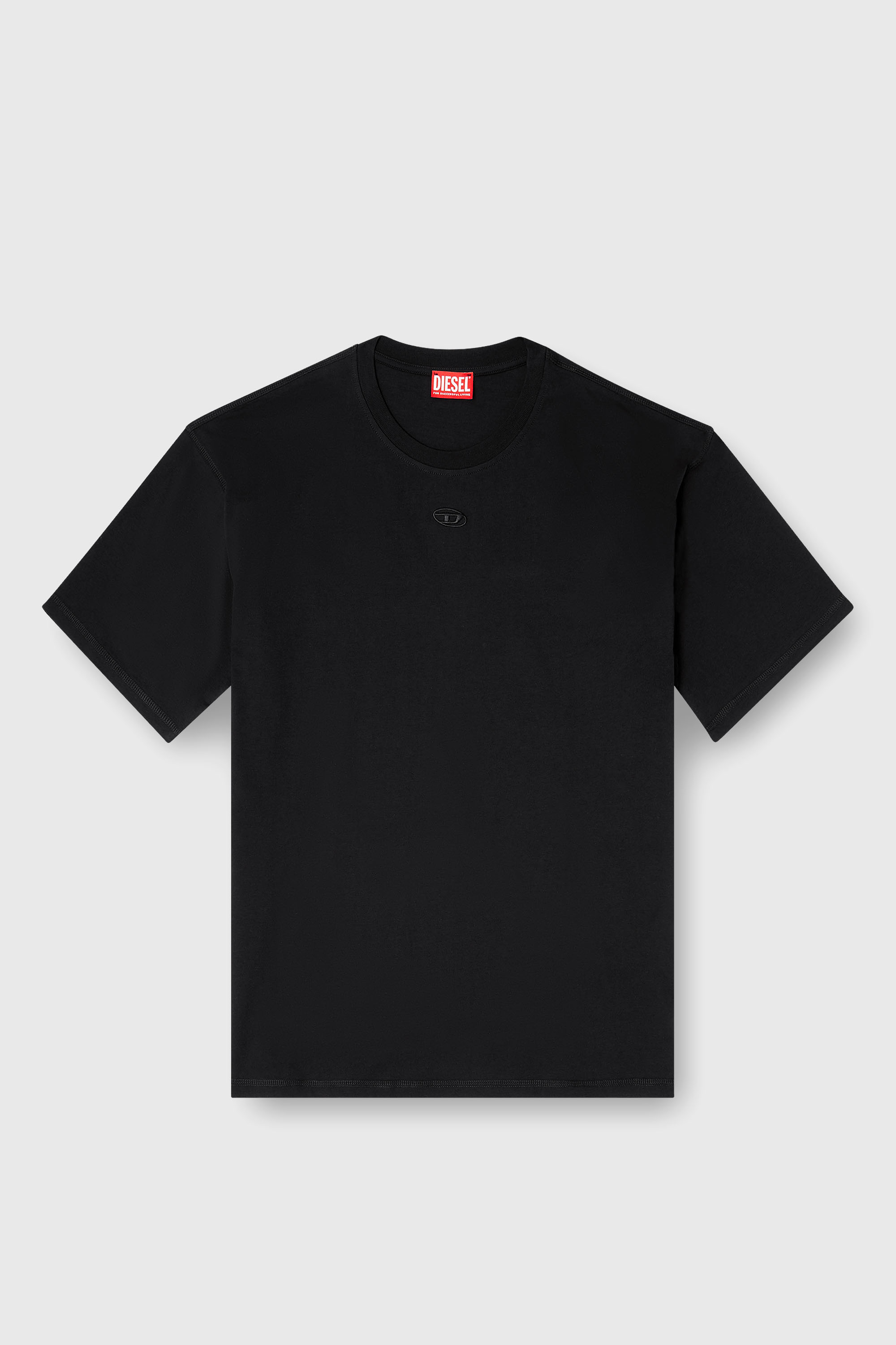 Diesel - T-LUCIEN-IHBI, Male's Tシャツ in ブラック - 2