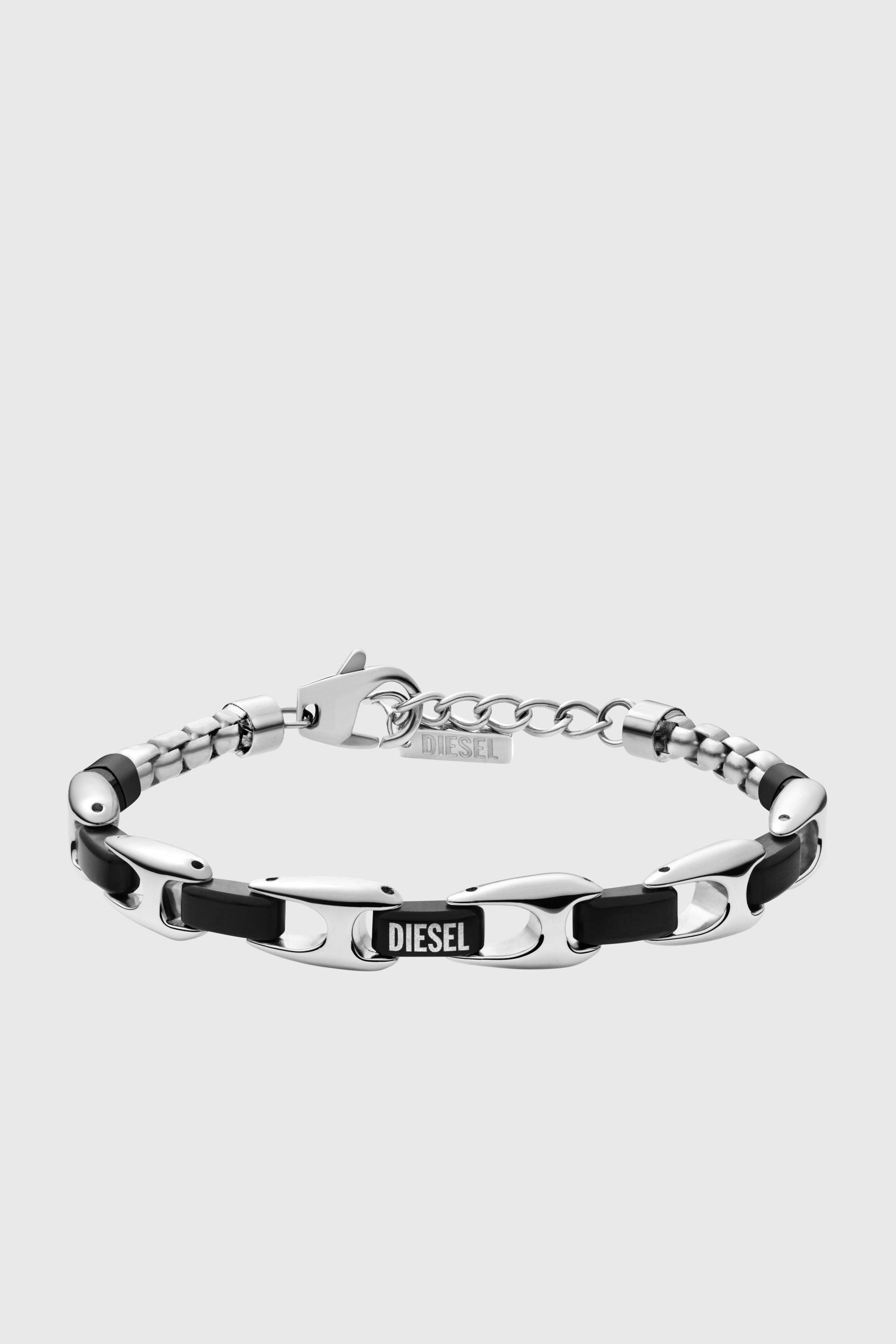 Diesel - DX1634931 JEWELLERY, Unisex's ブレスレット in シルバー/ブラック - 1