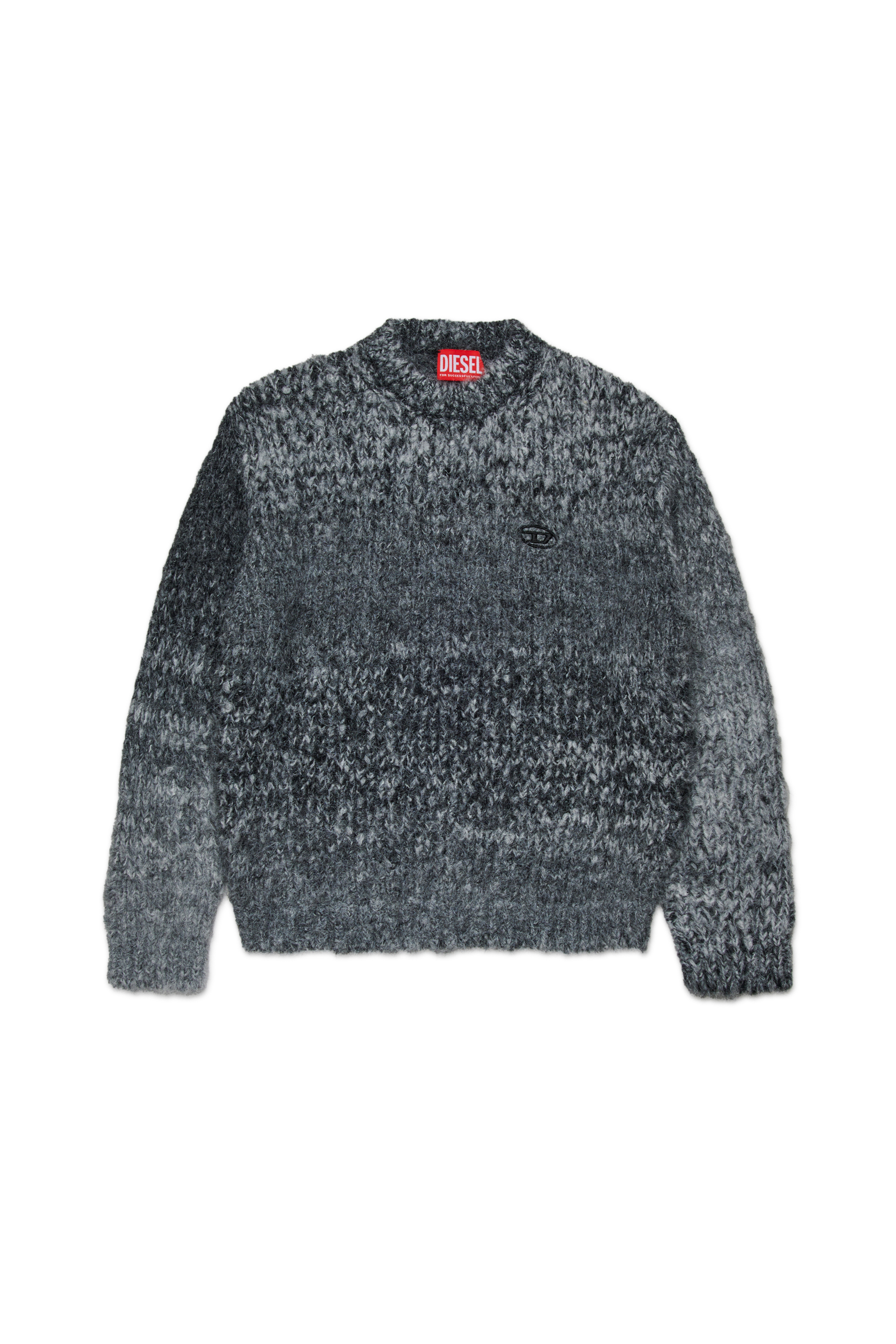Diesel - KRASTA OVER, Unisex's プルオーバーニット in ブラック - 1