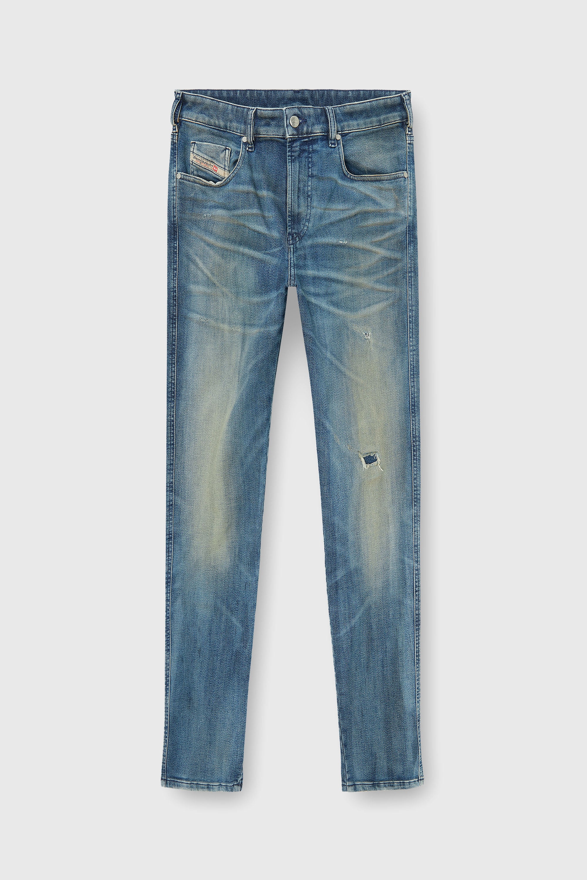 Diesel - Male's Slim 2062 D-Strukt Joggjeans&reg; 09P98, ミディアムブルー - 2