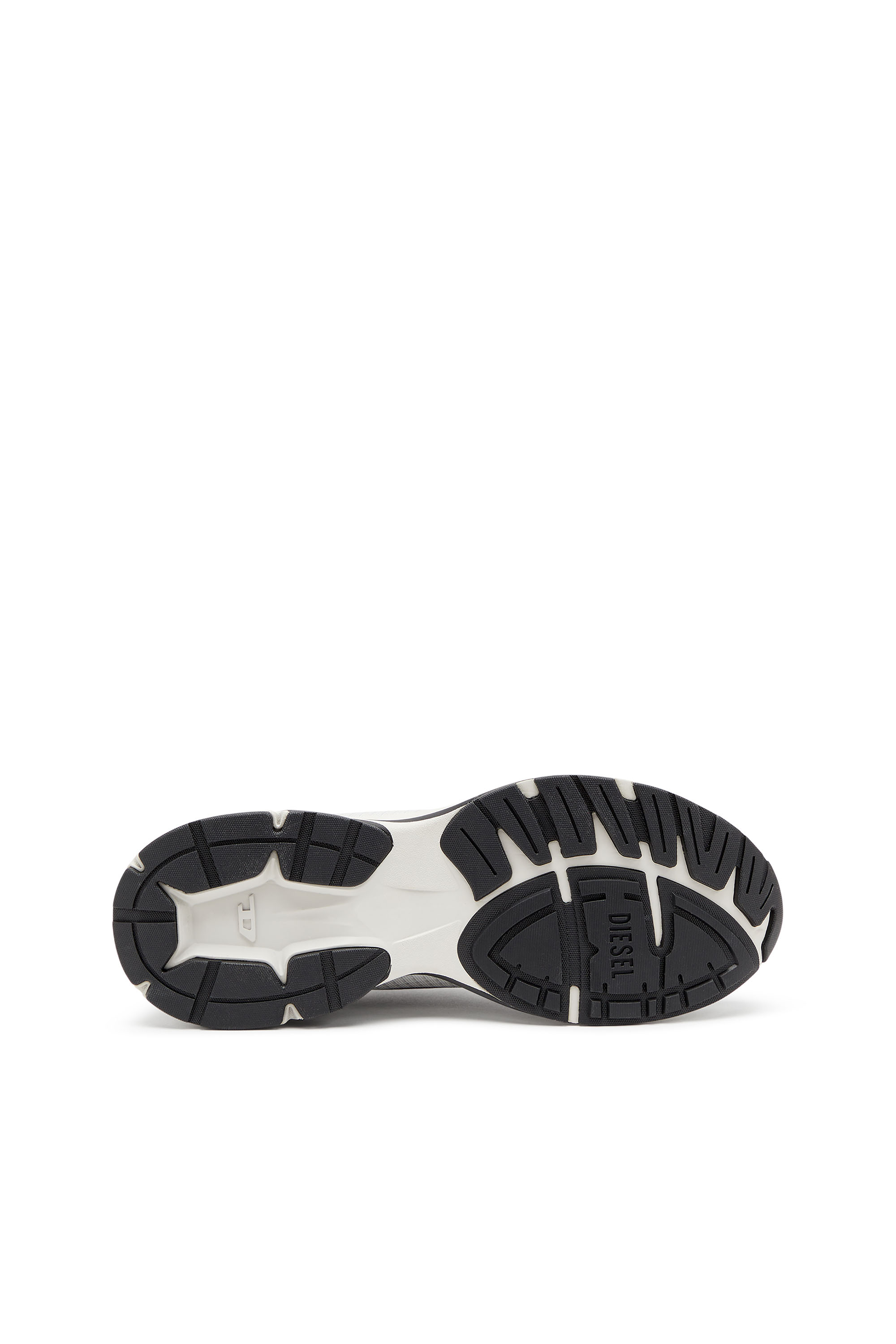 Diesel - D-AIRSPEED LOW, Male's D-Airspeed Low-Striped sneakers in coated ripstop in ブラック/グレー - 4