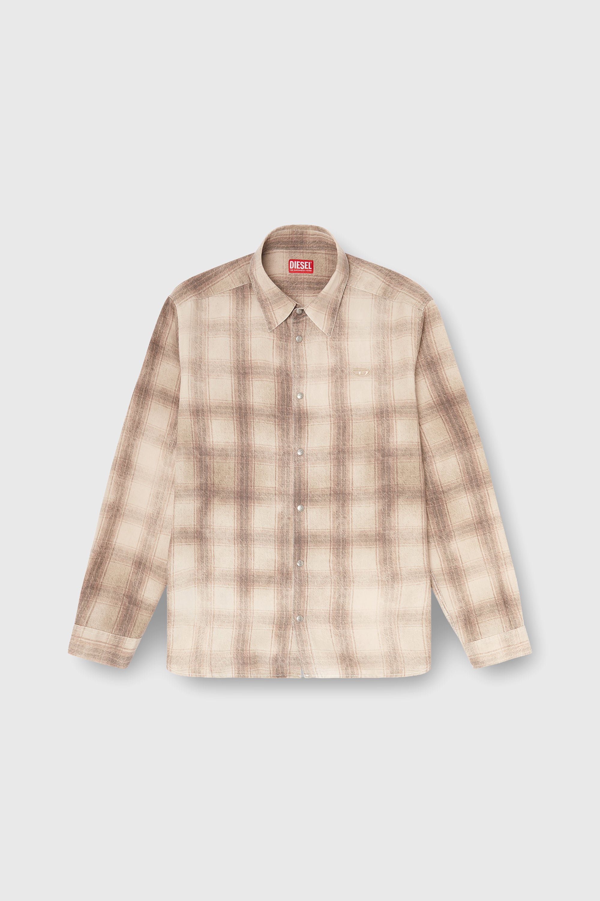 Diesel - S-SIMPLY-JMCM, Male's シャツ in ライトブラウン - 2