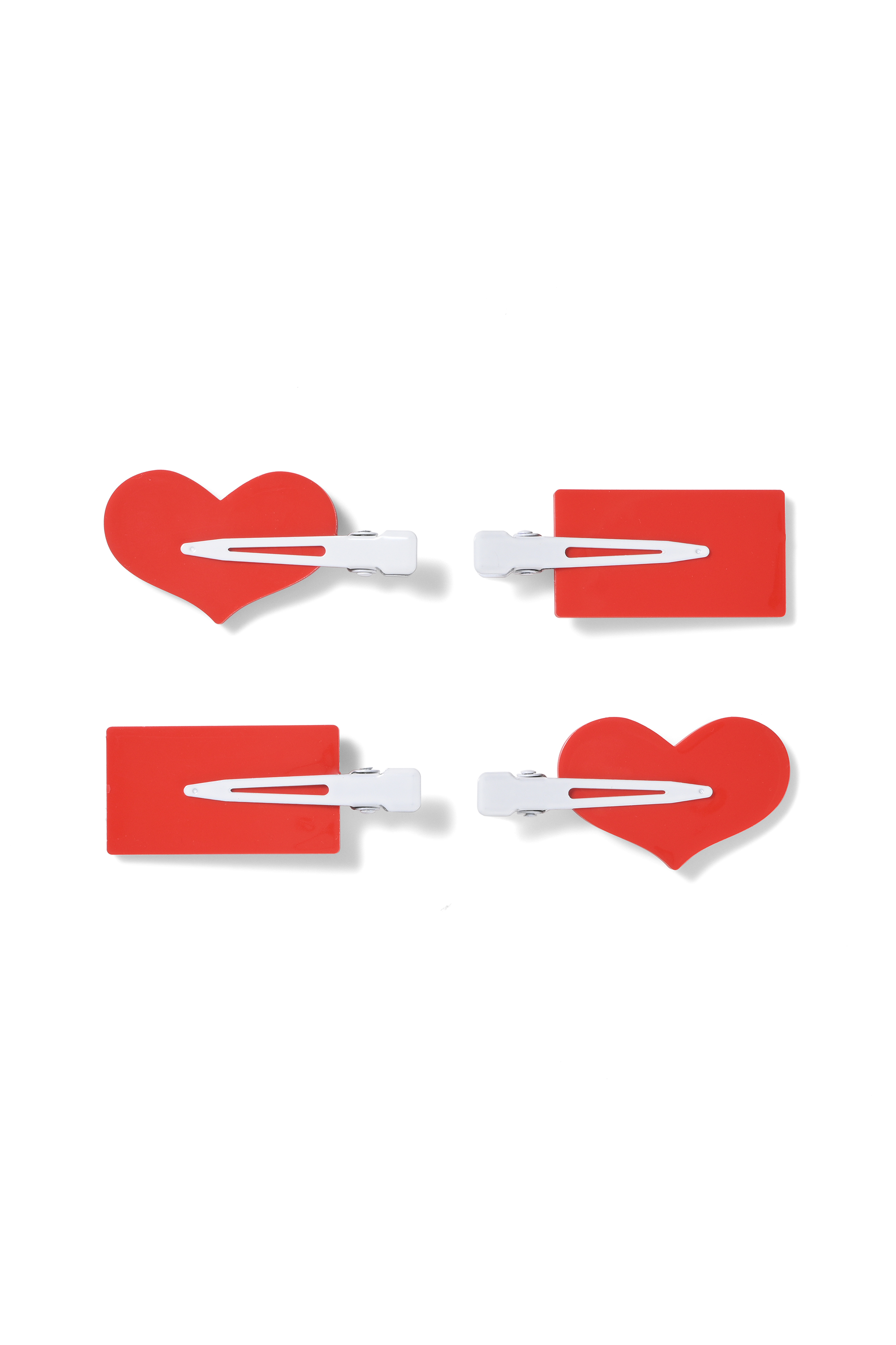 Diesel - KID HAIRPIN SET, Unisex's KID HAIRPIN SET in レッド - 2