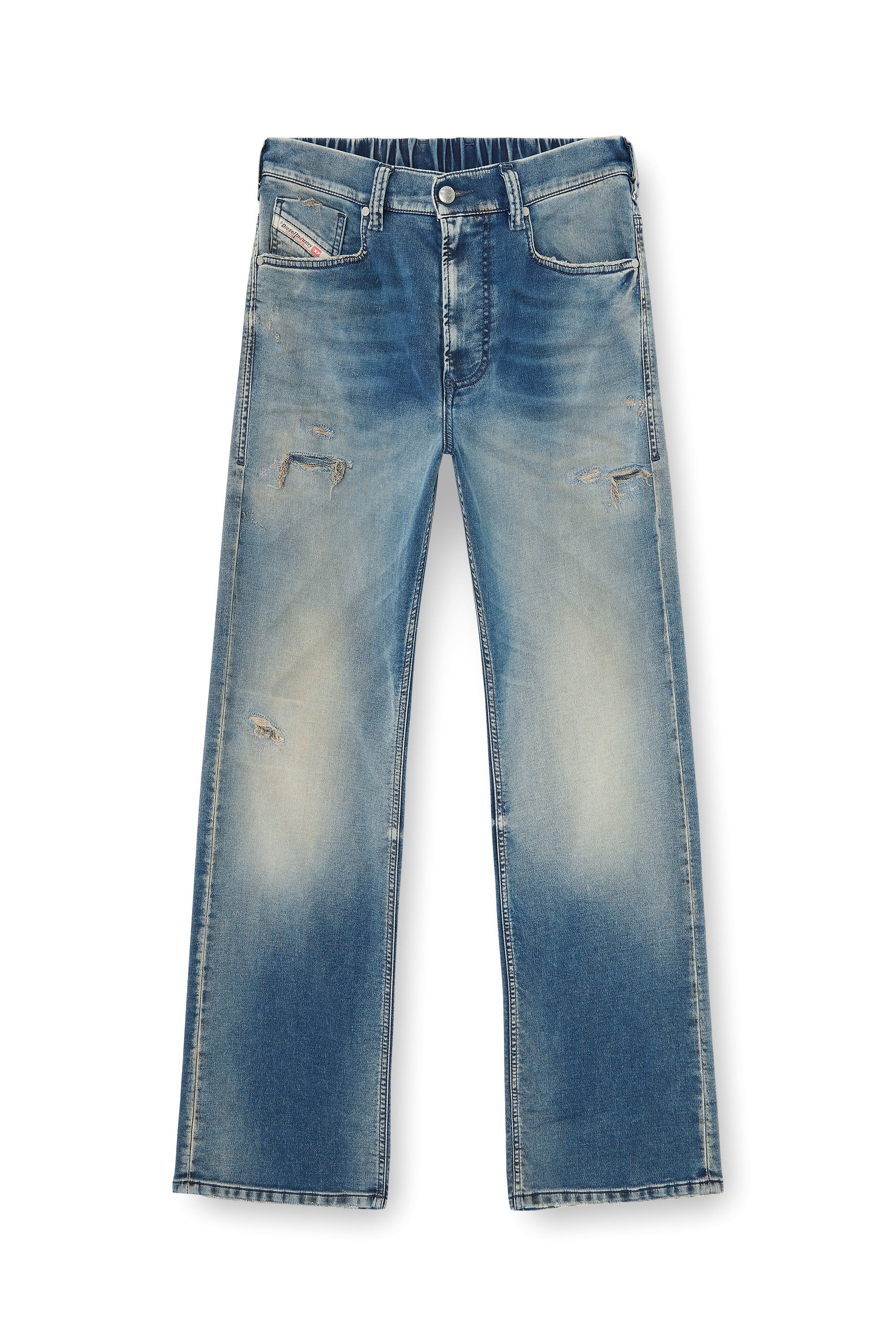 Diesel - Male's Relaxed 2080 D-Reel Joggjeans&reg; 068WY, ミディアムブルー - 4