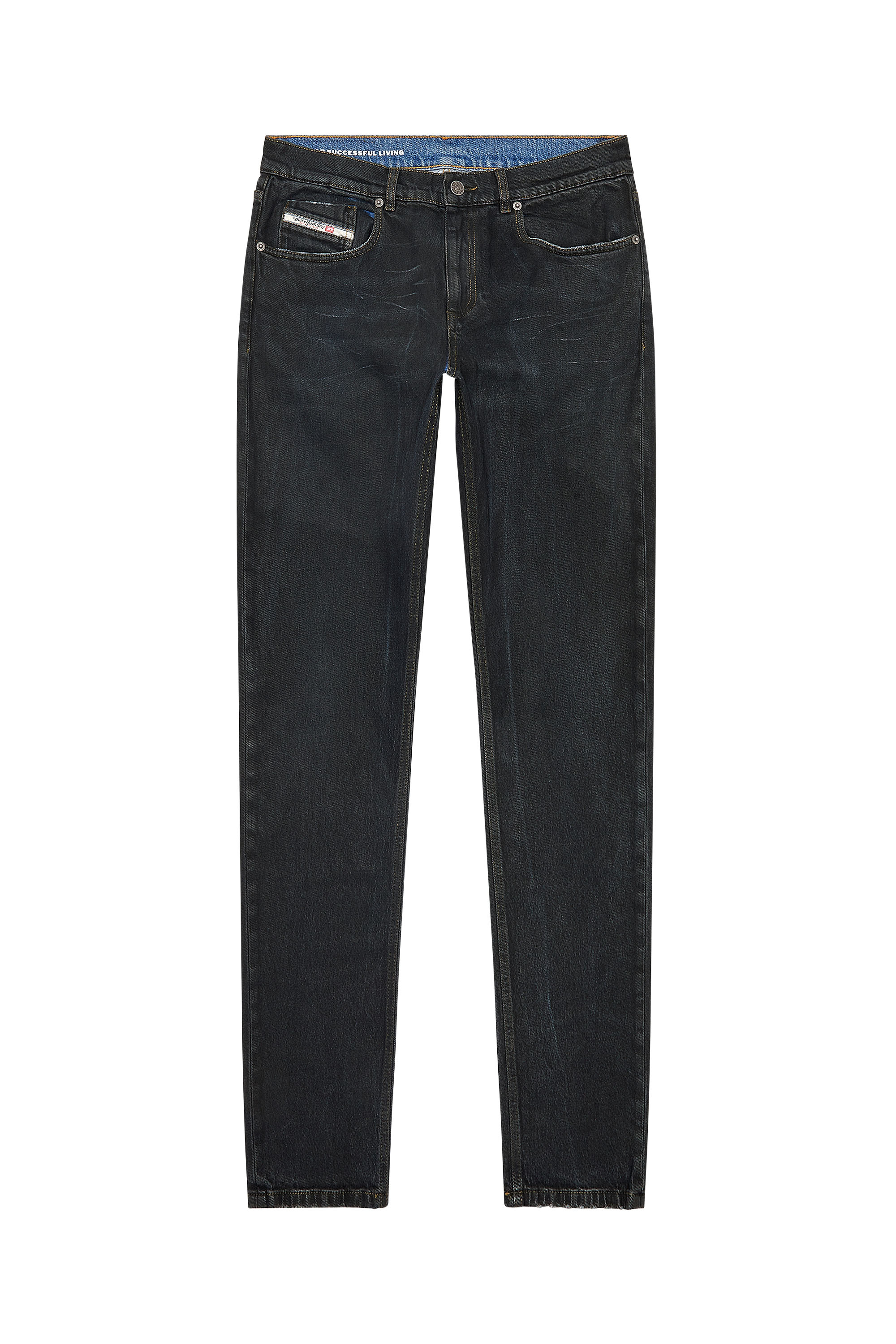 Diesel - Slim Jeans 2019 D-Strukt 0HJAU, ブラック/ダークグレー - Image 1