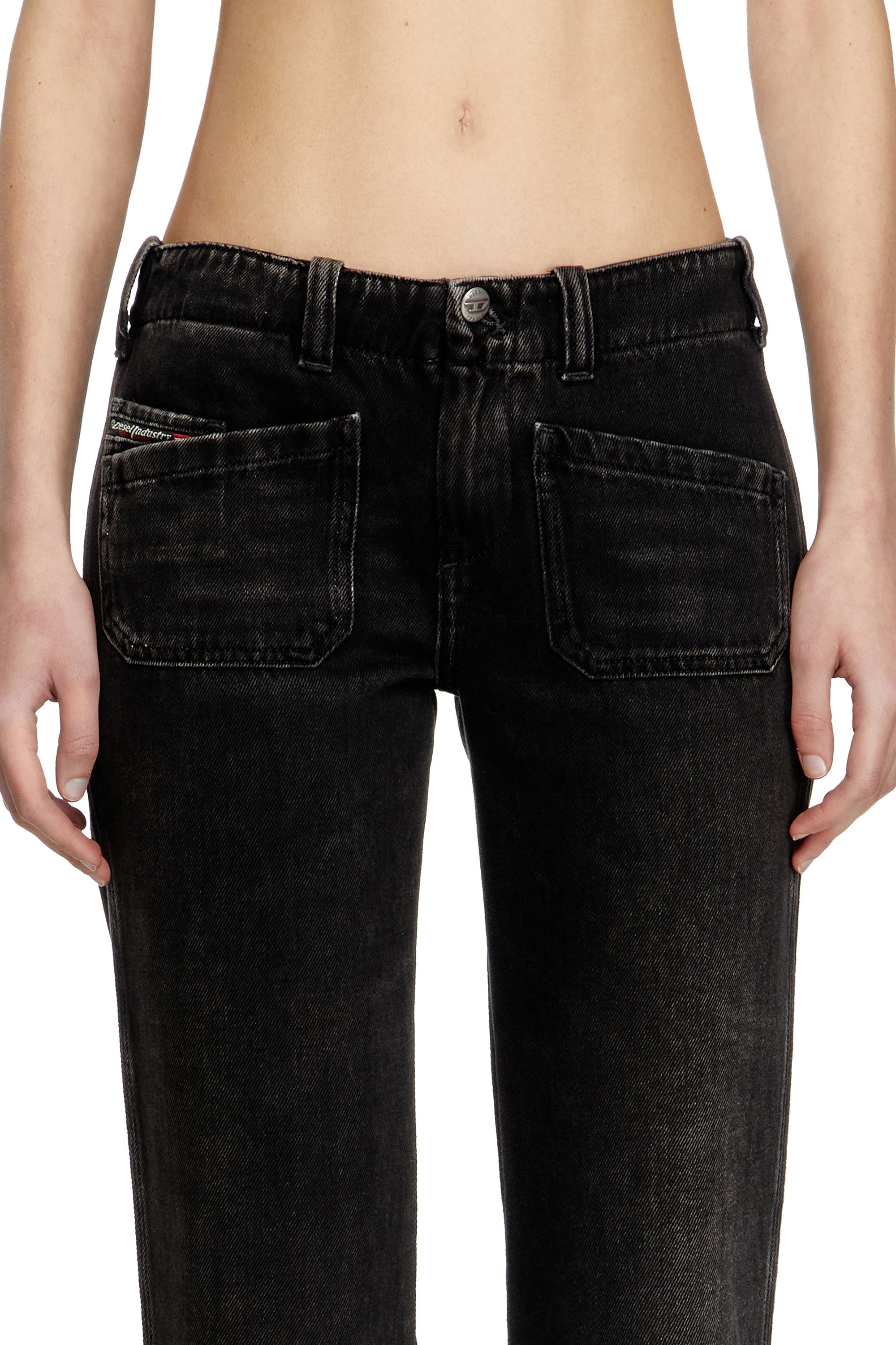 Diesel - Female's Bootcut Jeans D-Keate 09J96, ブラック/ダークグレー - 5