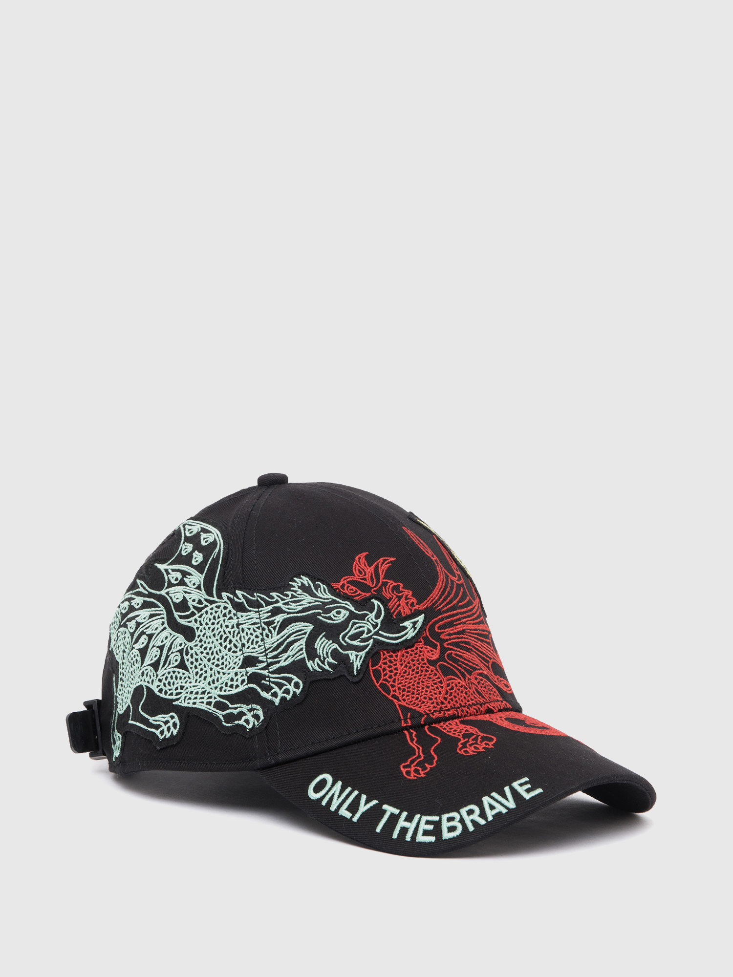 【02】DIESEL ディーゼル DRAGON HAT キャップ ドラゴン刺繍