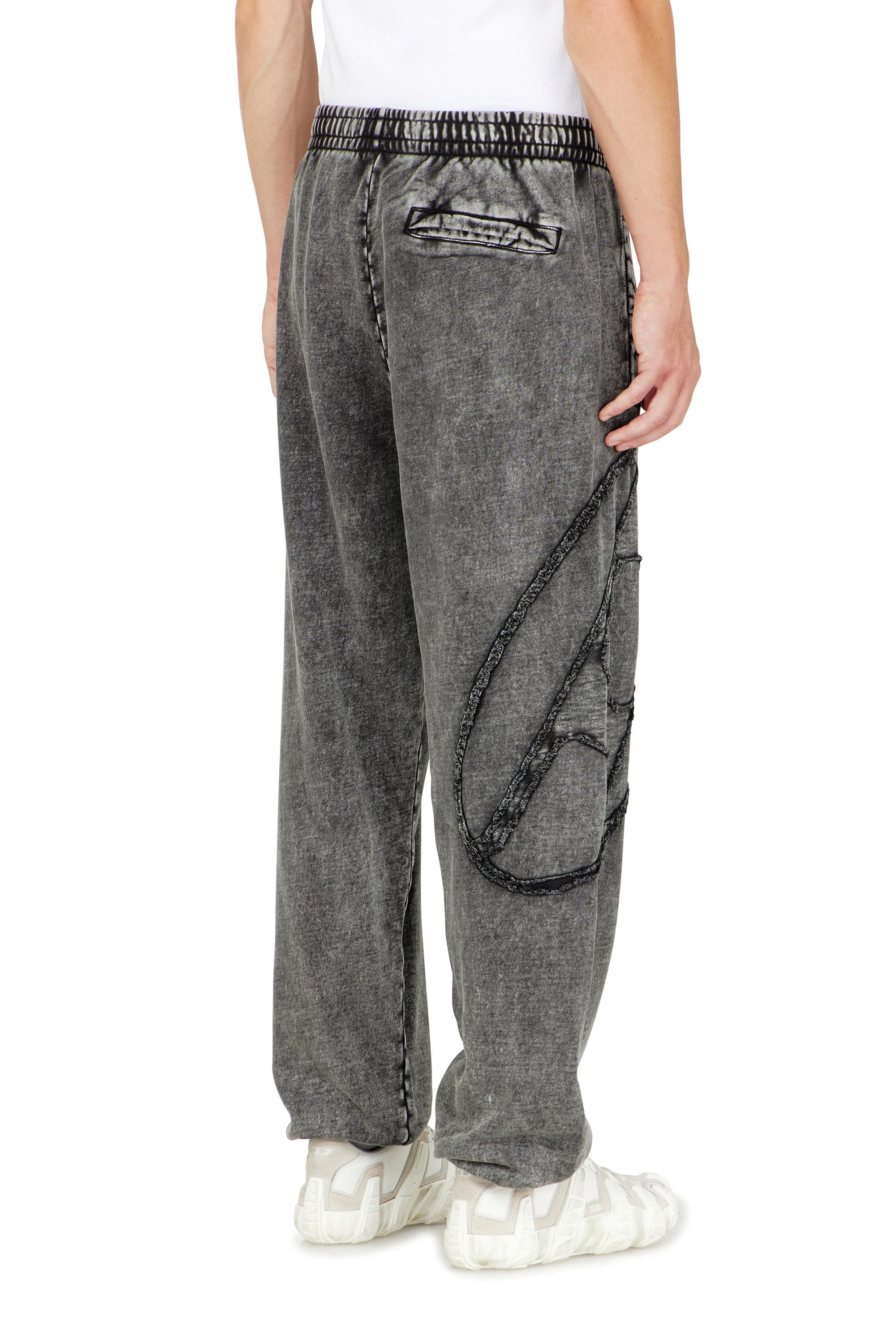 Diesel - P-MARKY-DEN, Male's スウェットパンツ in ダークグレー - 3