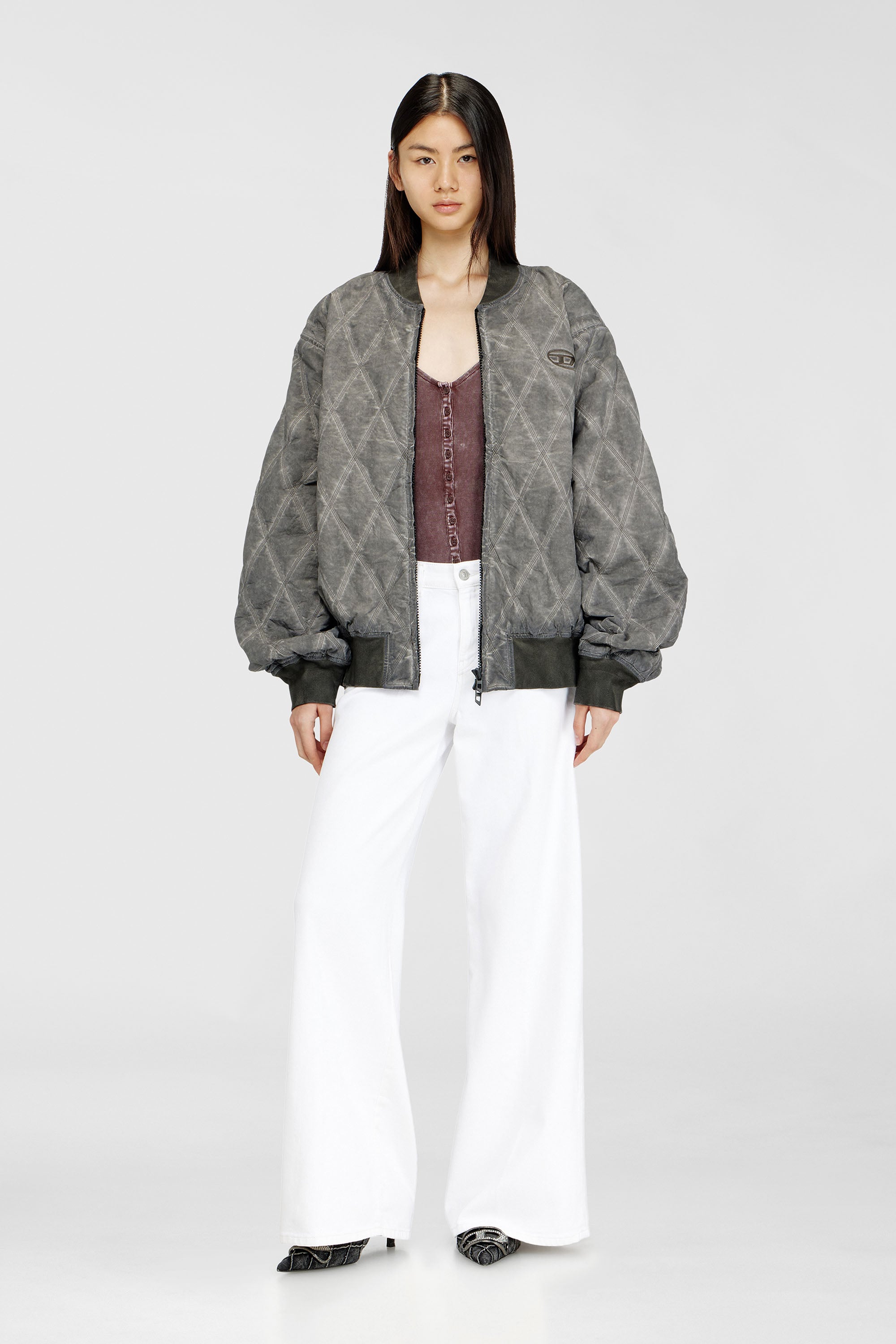 Diesel - Female's Flare Jeans 1978 D-Akemi 09N92, ホワイト - 1