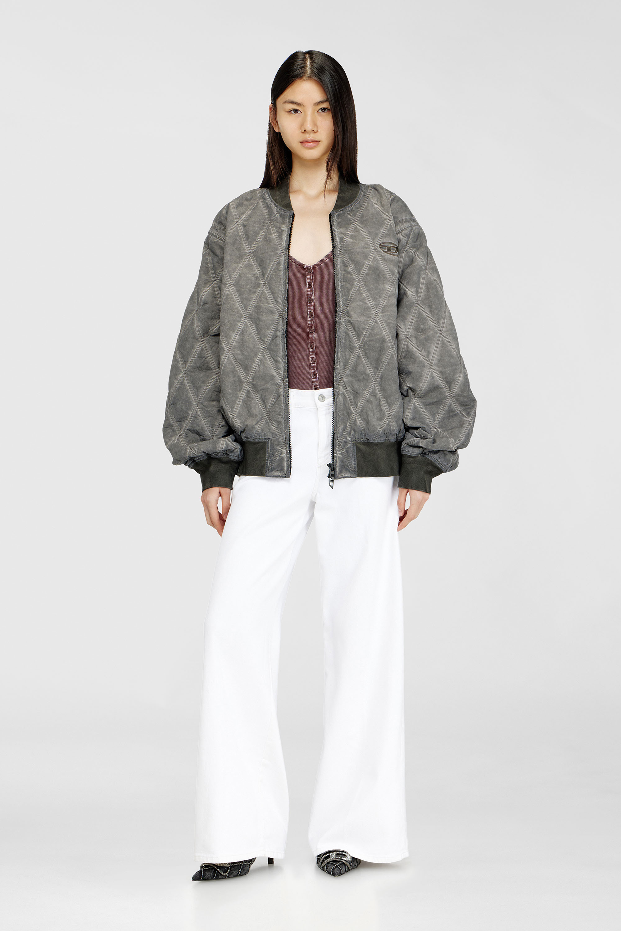 Diesel - Female's Flare Jeans 1978 D-Akemi 09N92, ホワイト - 1