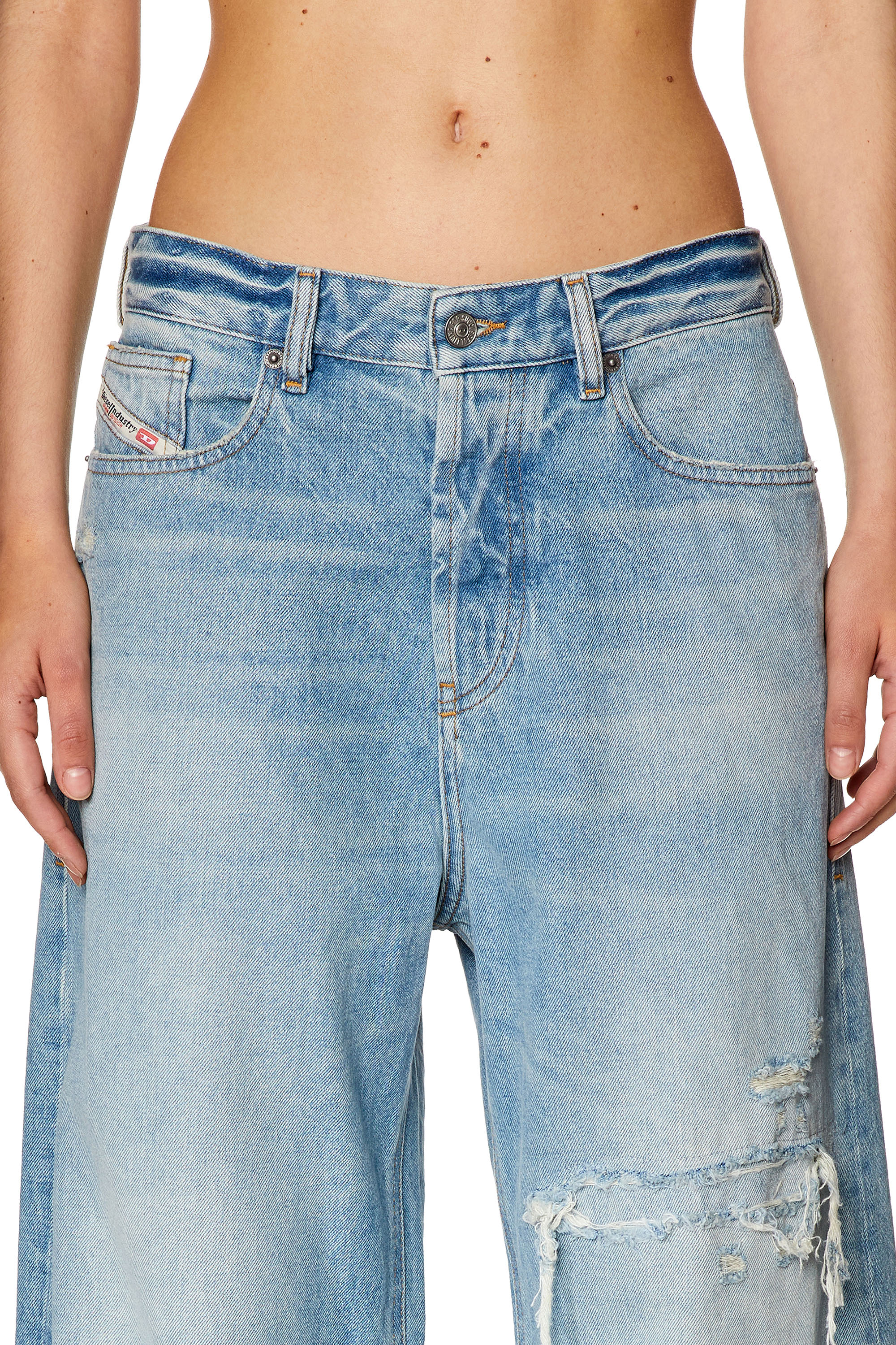 Diesel - Female's Relaxed Jeans 1996 D-Sire 09E25, ライトブルー - 5