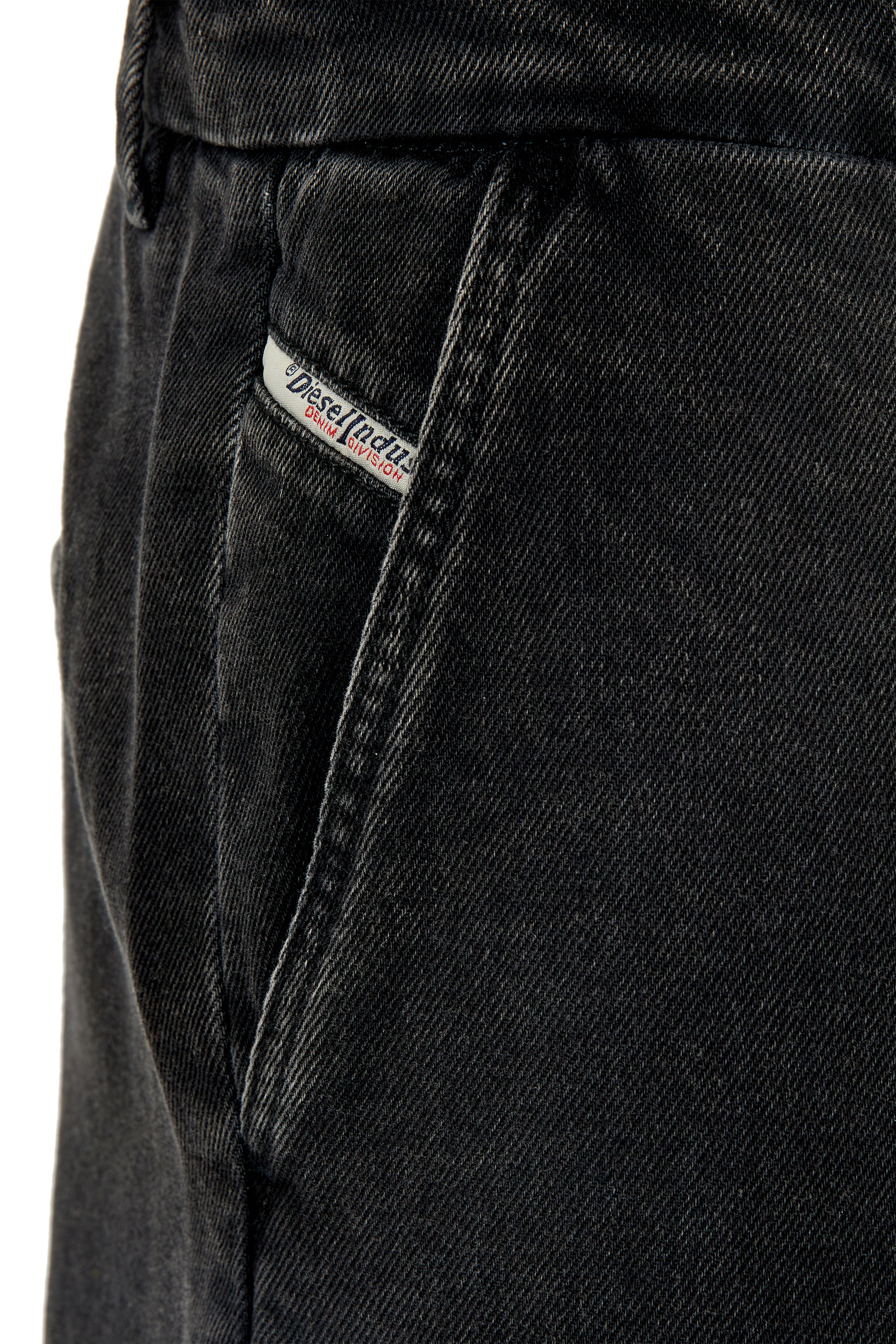 Diesel - Straight Jeans D-Chino-Work 09B88, ブラック/ダークグレー - Image 3