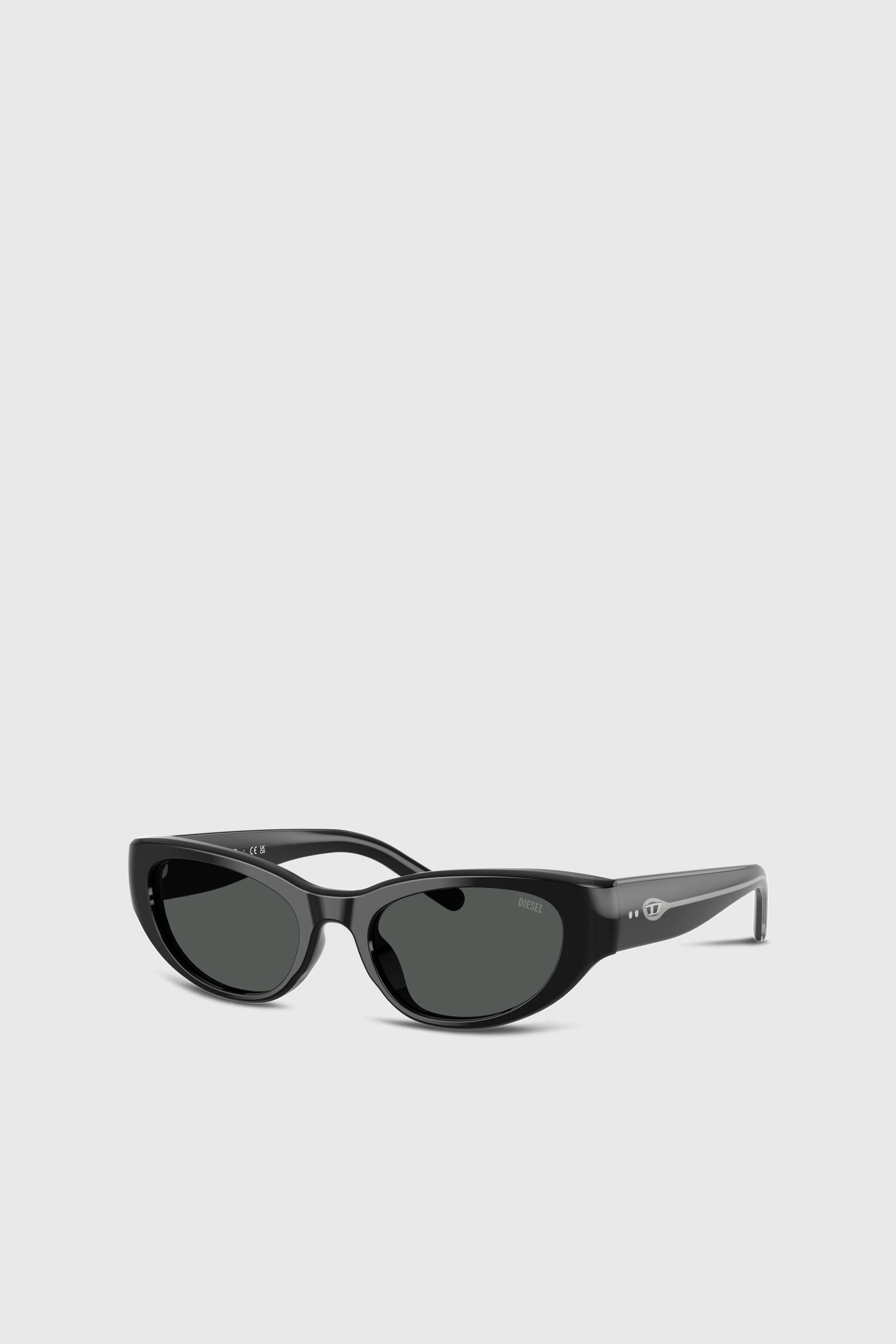 Diesel - 0DL2010U, Unisex's Cat-eye style sunglasses in ブラック - 2