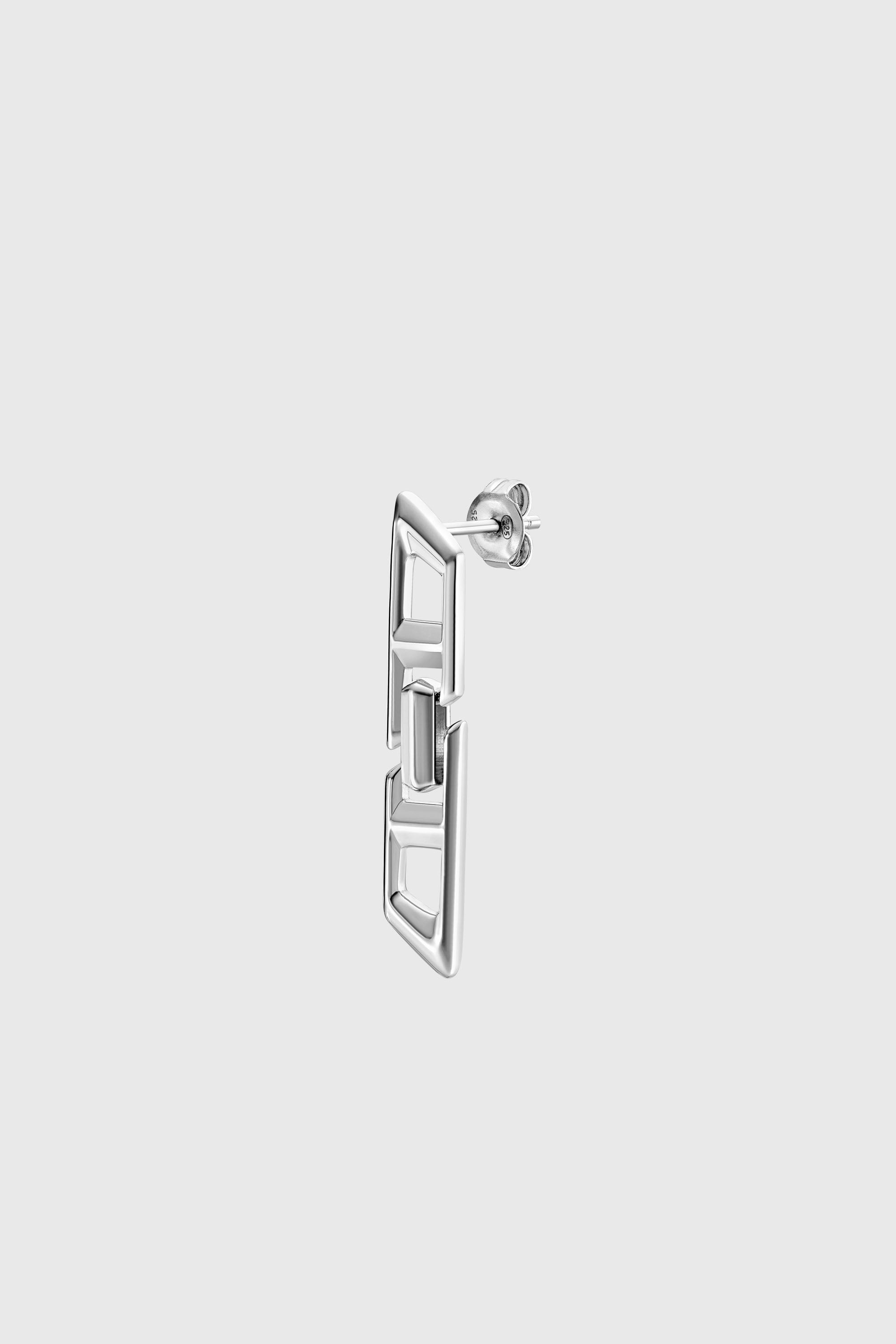 Diesel - DL1348040 STERLING SILVER JEWEL, Unisex's ピアス（片耳用） in シルバー - 2