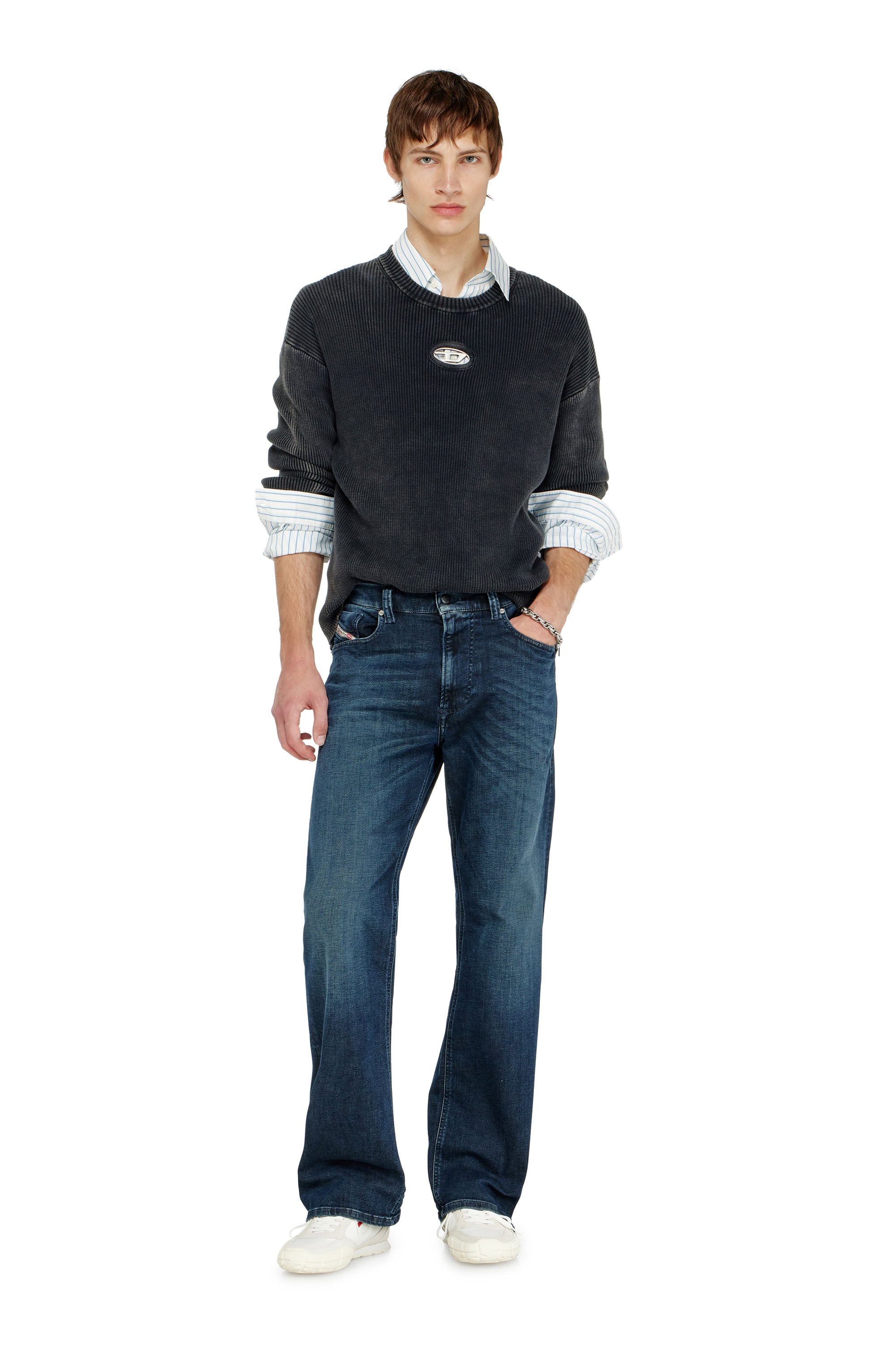 Diesel - Male's Relaxed 2080 D-Reel Joggjeans&reg; 09P94, ダークブルー - 1