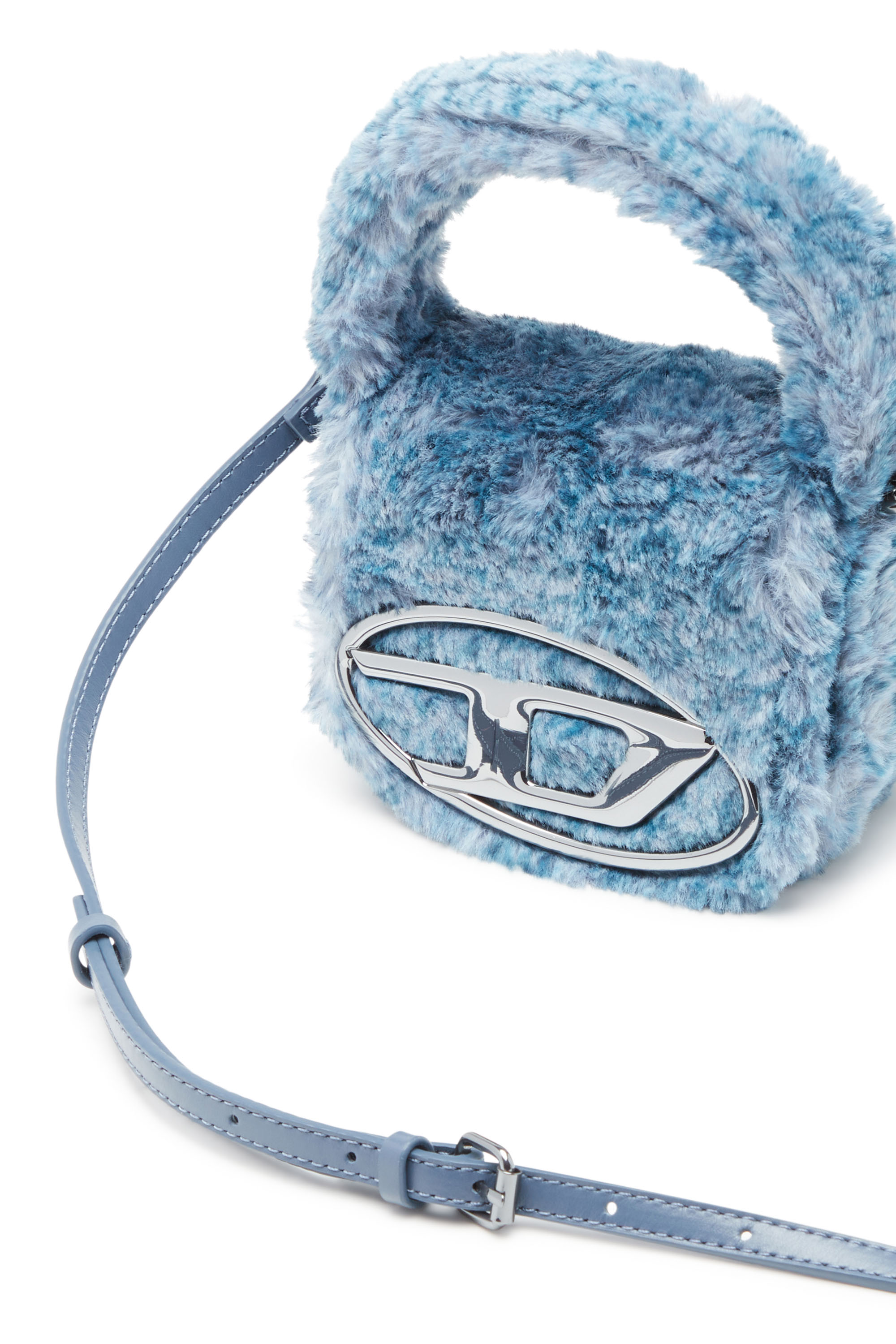 Diesel - 1DR XS, Female's 1DR Xs-Fluffy iconic mini bag in ブルー - 5