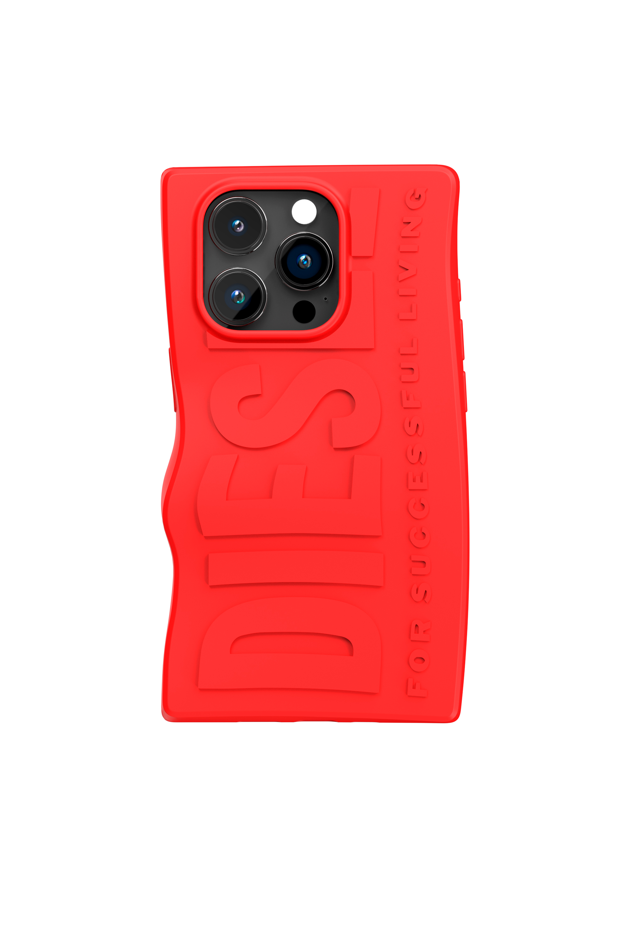 Diesel - 54117 MOULDED CASE, Unisex's iPhone 15 Pro シリコンケース in レッド - 2