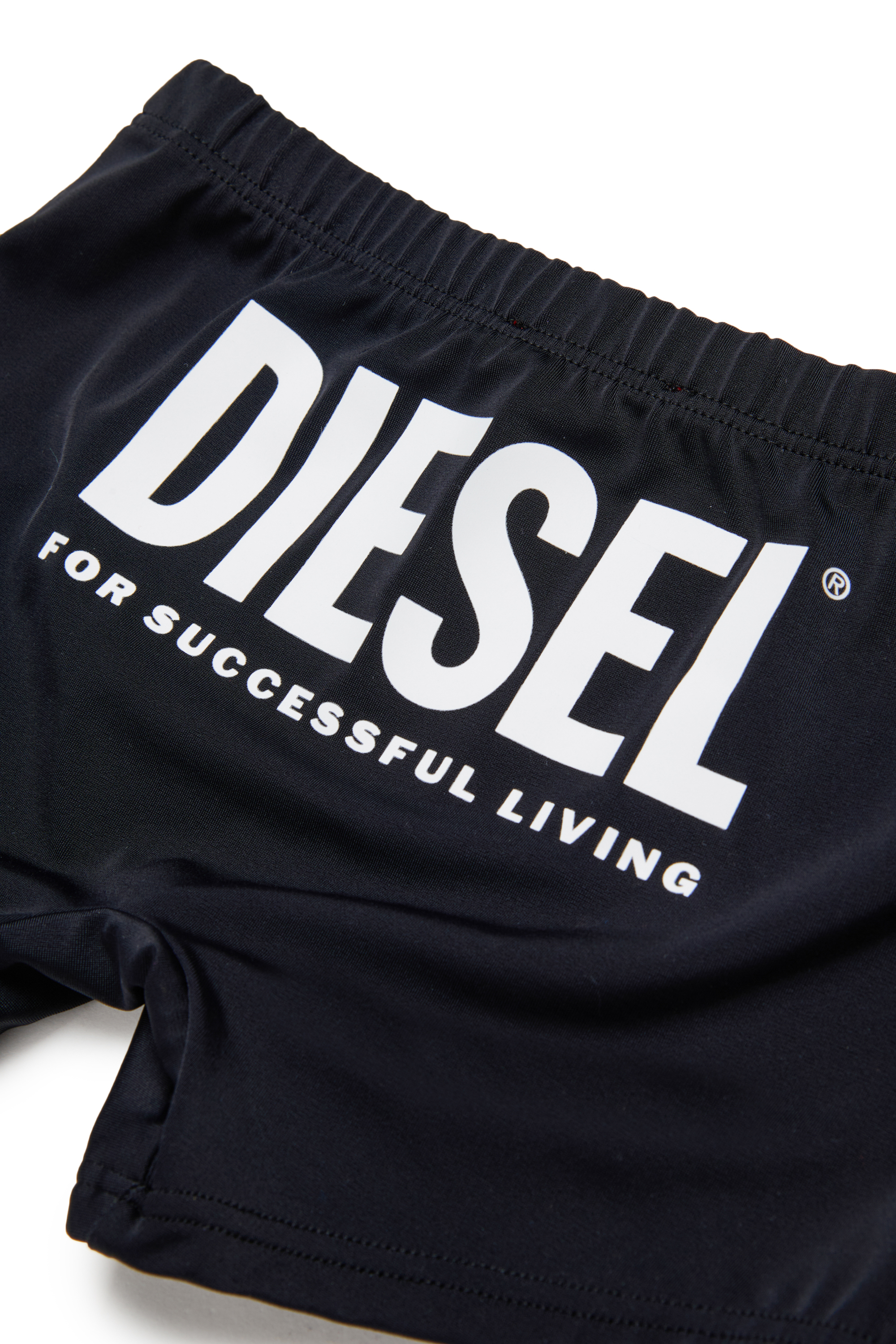 Diesel - MISFEL, Male's Swim shorts with back logo print in ブラック - 4