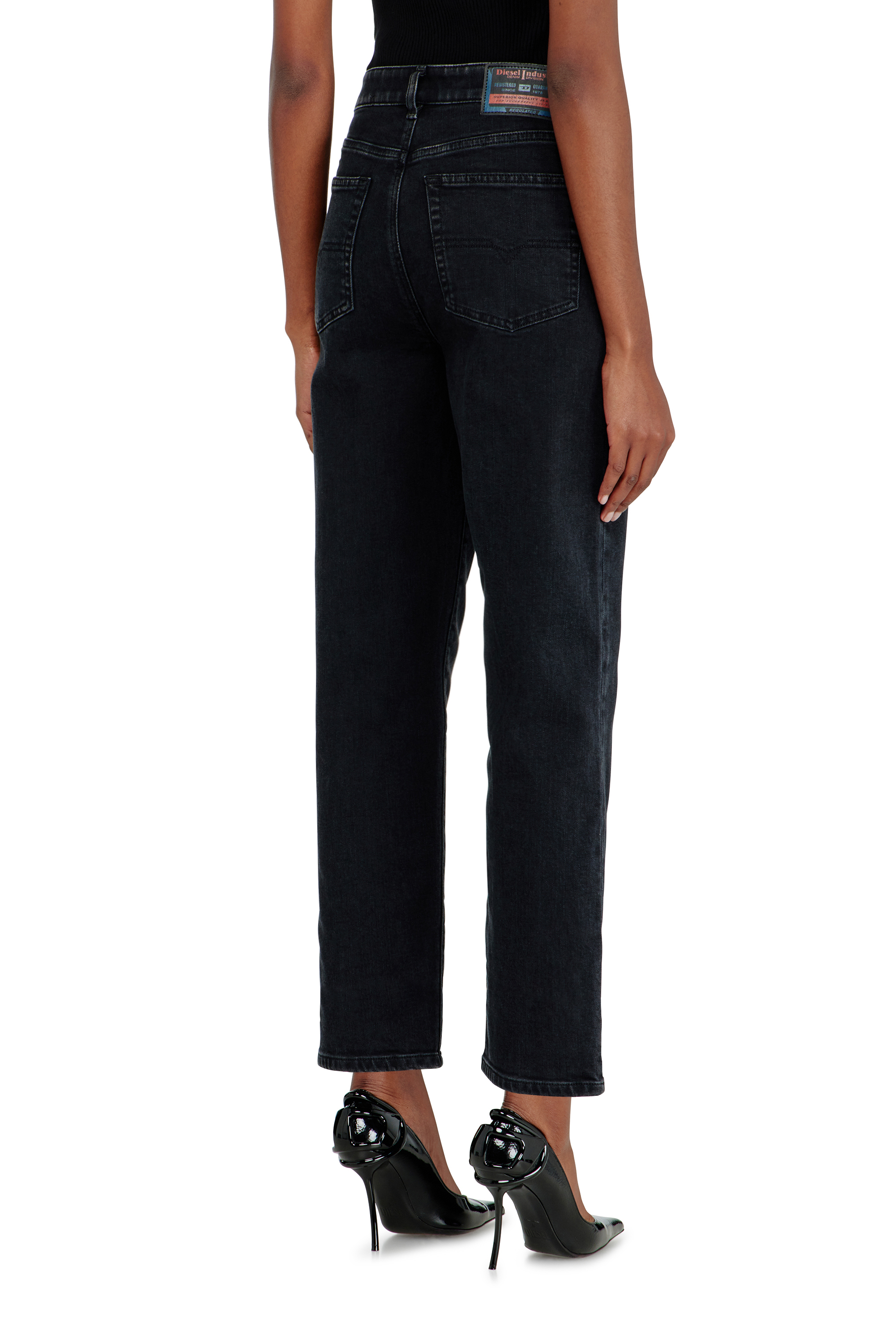 Diesel - Female's Regular Jeans 1981 D-Went 09N89, ブラック/ダークグレー - 5