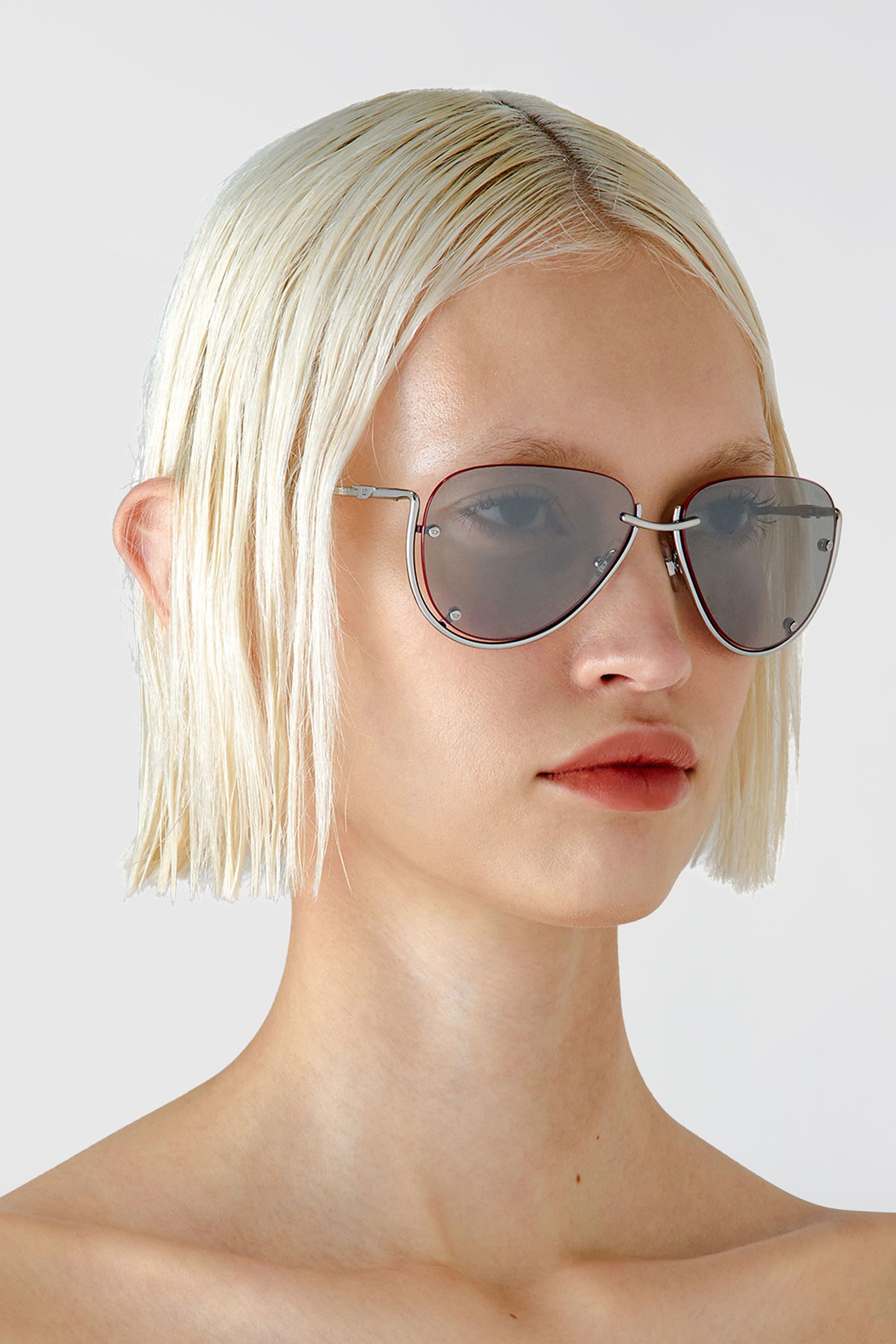 Diesel - 0DL1003, Unisex's サングラス in シルバー - 5