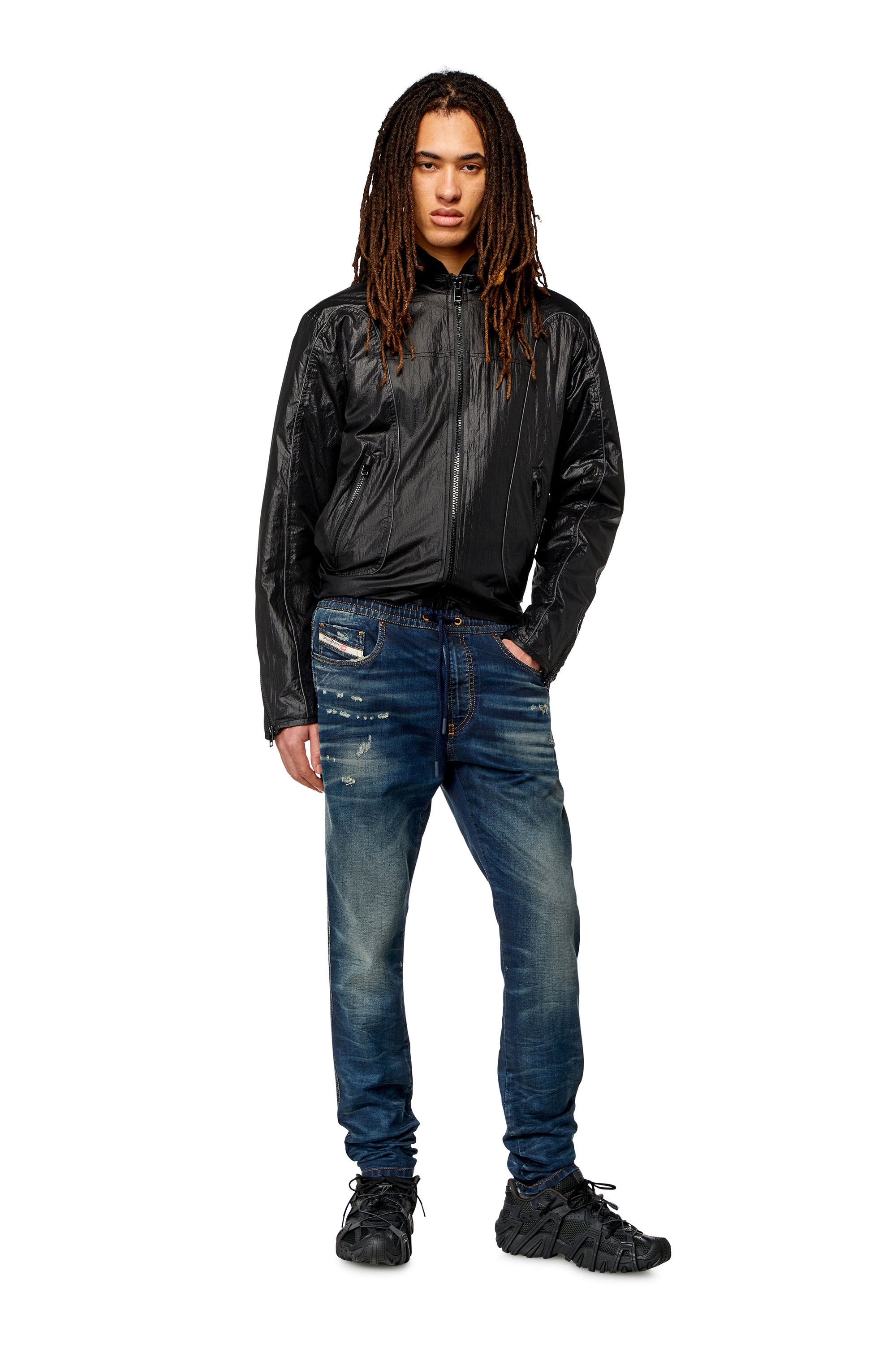 Diesel - Slim 2060 D-Strukt Joggjeans® 068JD, ダークブルー - Image 4