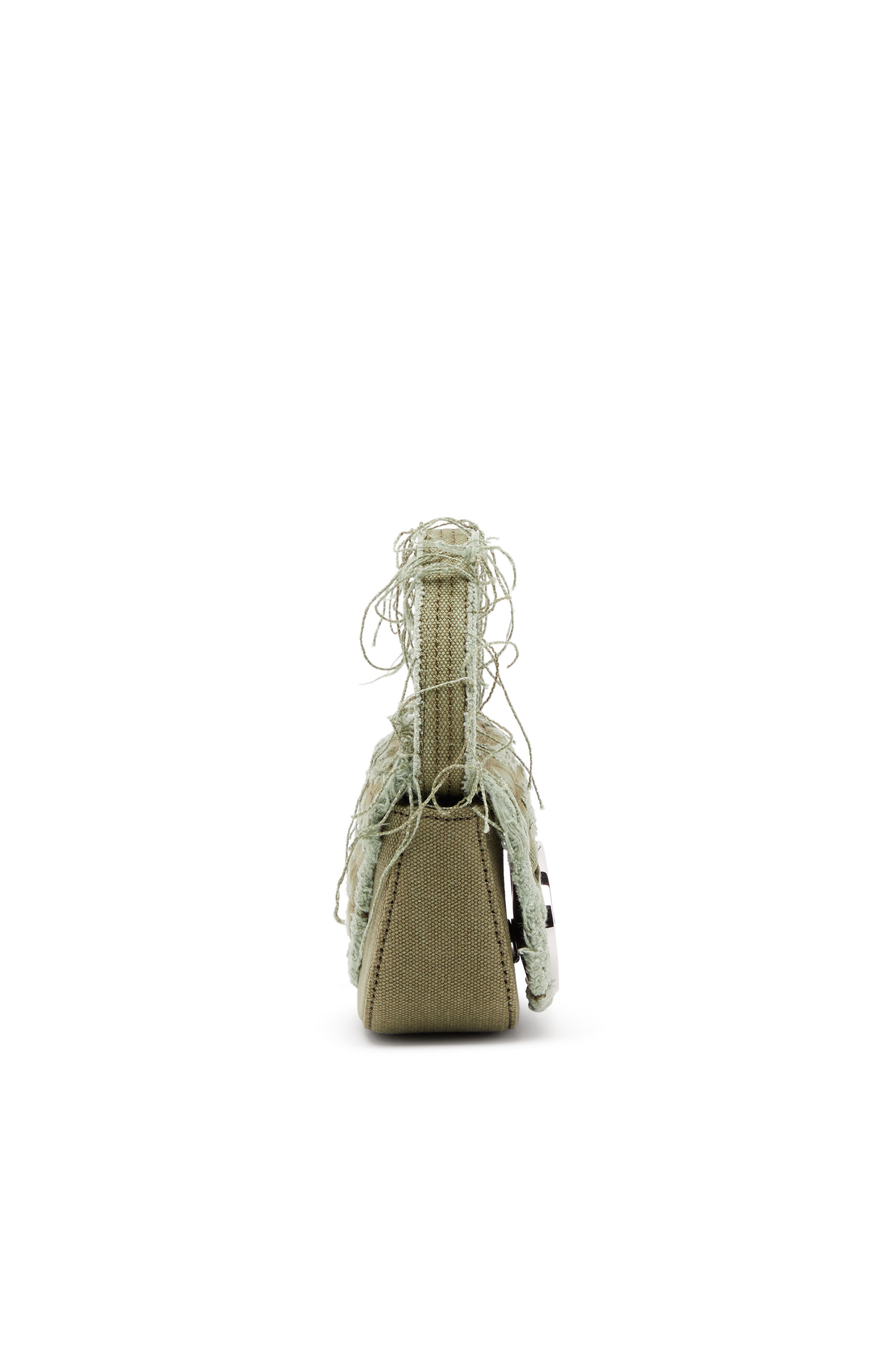 Diesel - 1DR XS, Female's 1DR XS-Iconic mini bag in canvas and leather in ミリタリーグリーン - 3