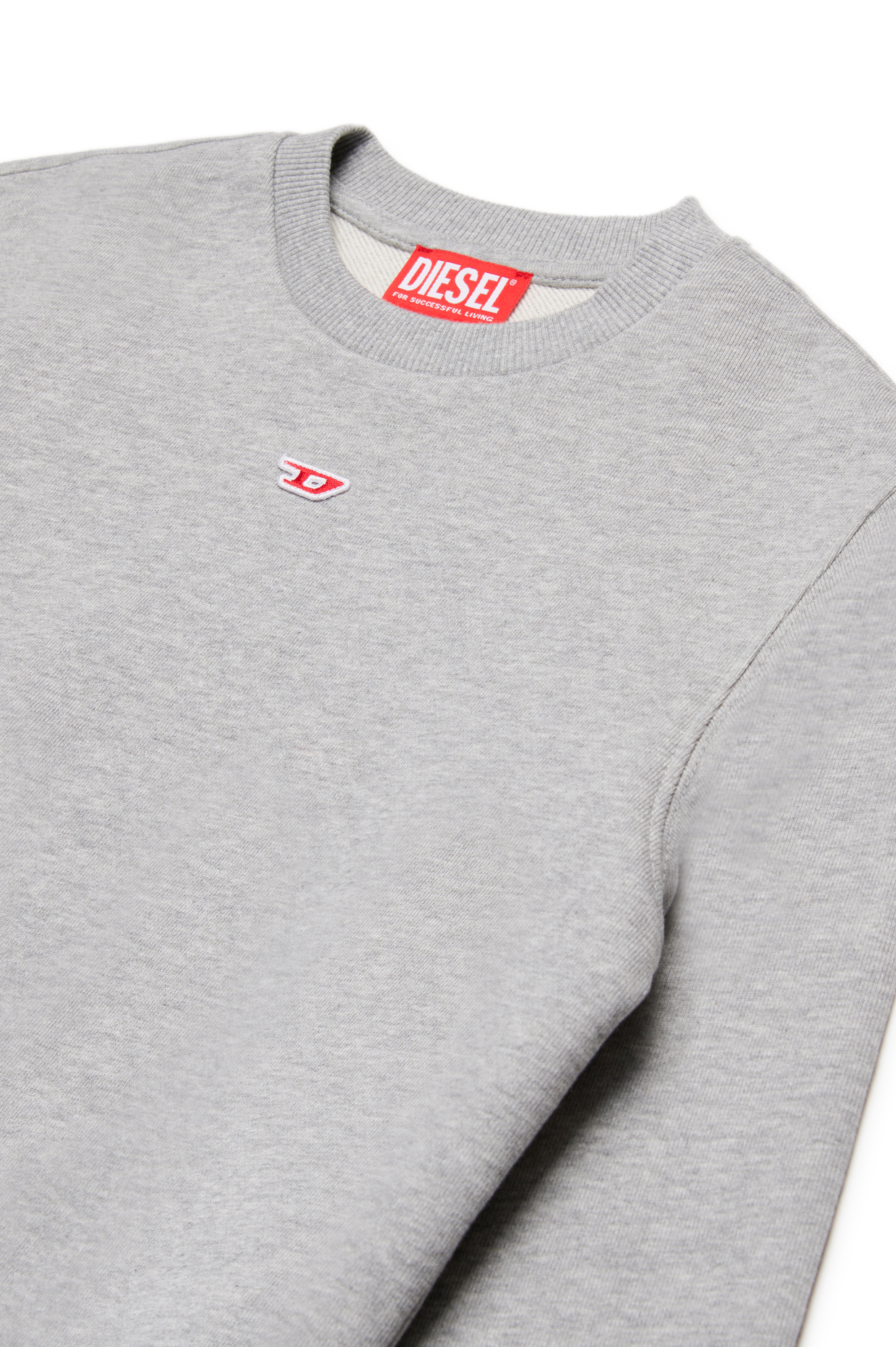 Diesel - SGINND OVER, Unisex's Sweatshirt with D logo in グレー - 3