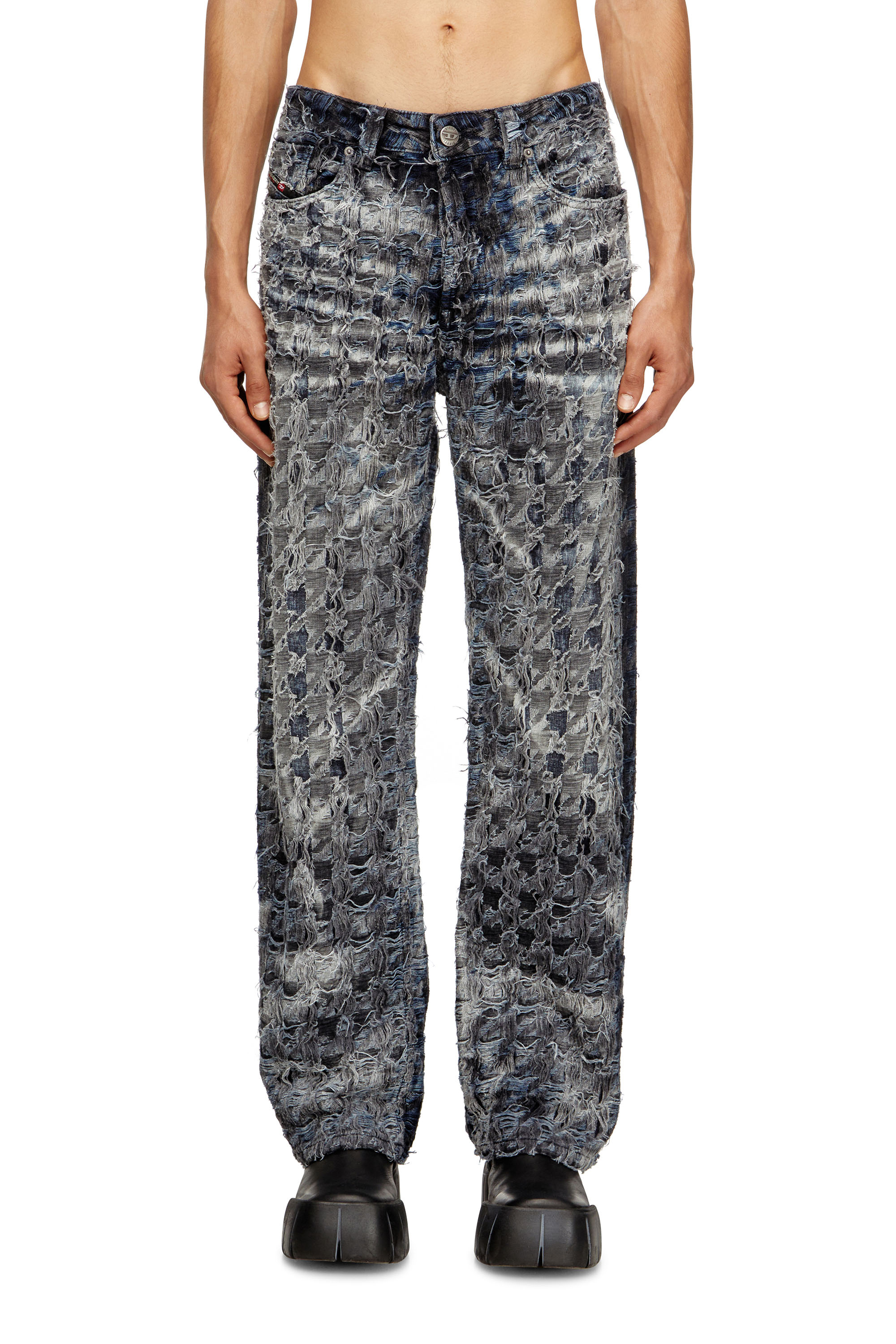 Diesel - Male's Relaxed Jeans 1980 D-Eeper 0CEBL, ダークブルー - 3