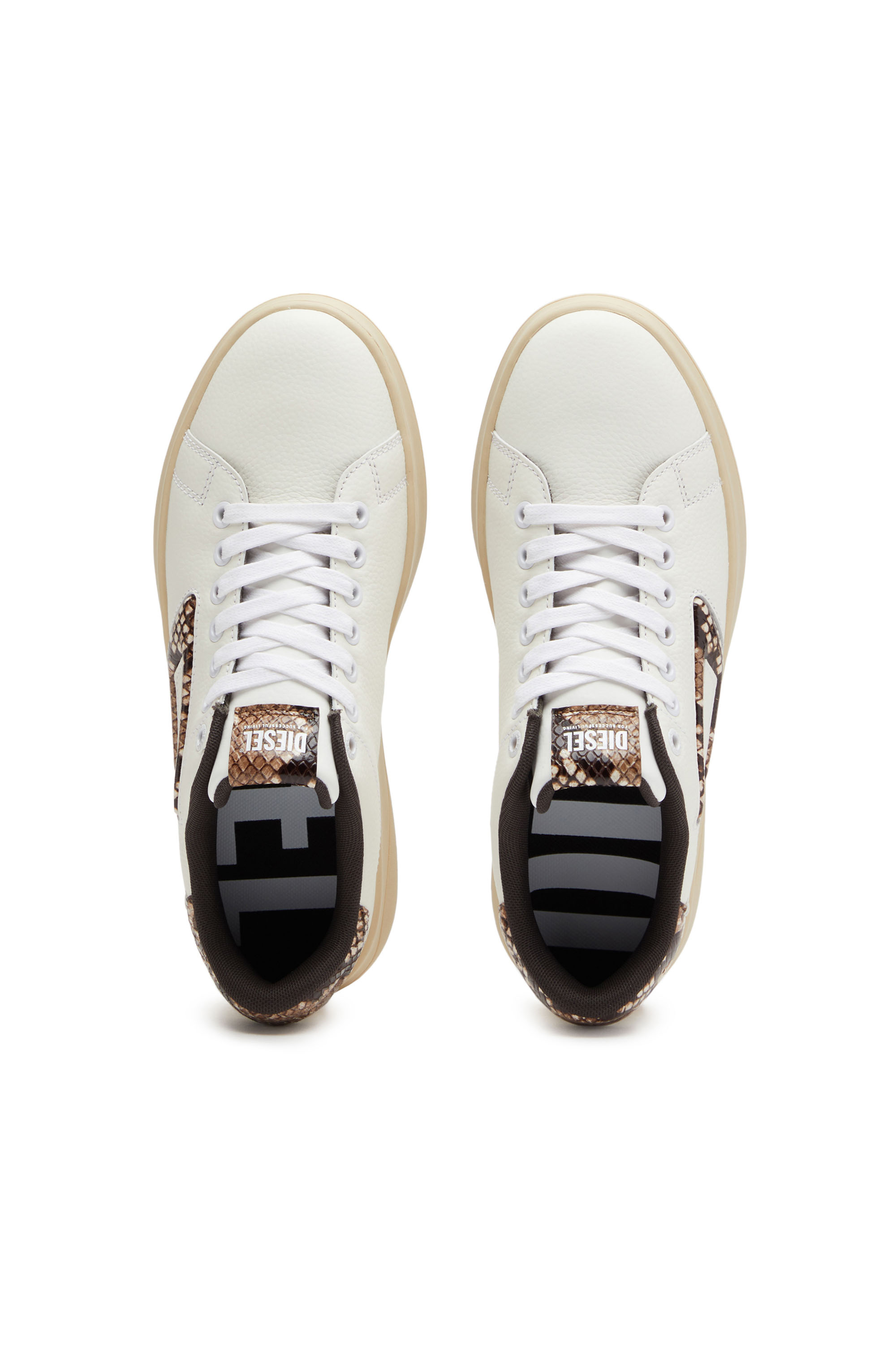 Diesel - S-ATHENE LOW W, ホワイト/ブラウン - Image 5