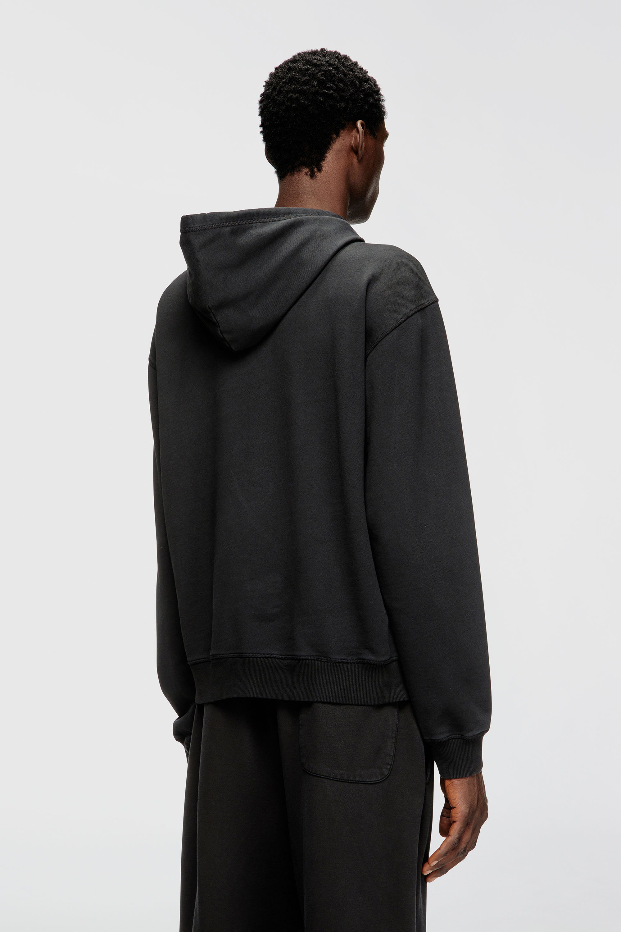 Diesel - S-NORM-HOOD-IOD, Male's プルオーバーパーカー in ブラック - 4