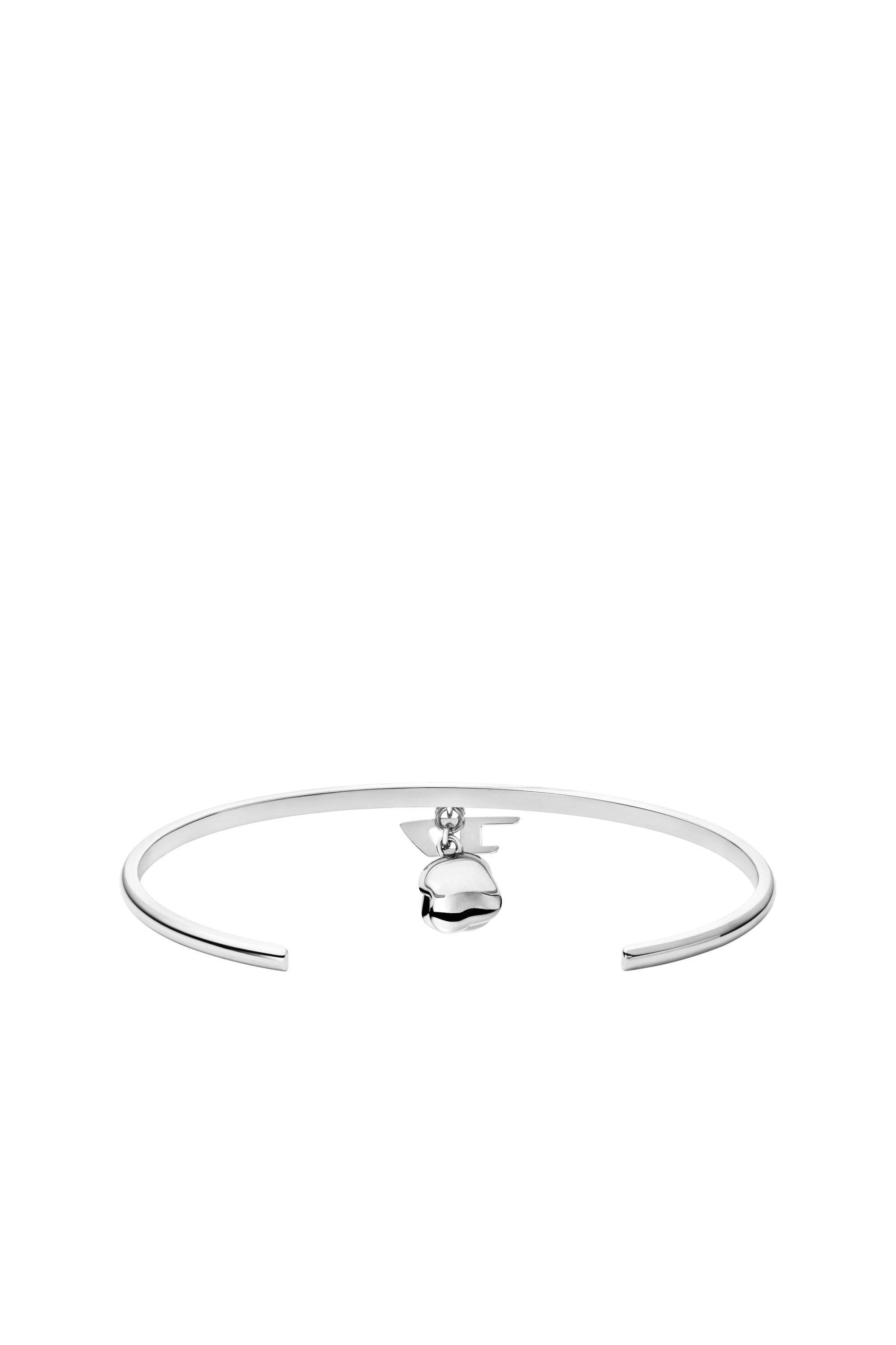 Diesel - DX1620040 JEWELLERY, Unisex's Stainless steel cuff charm bracelet in シルバー - 2