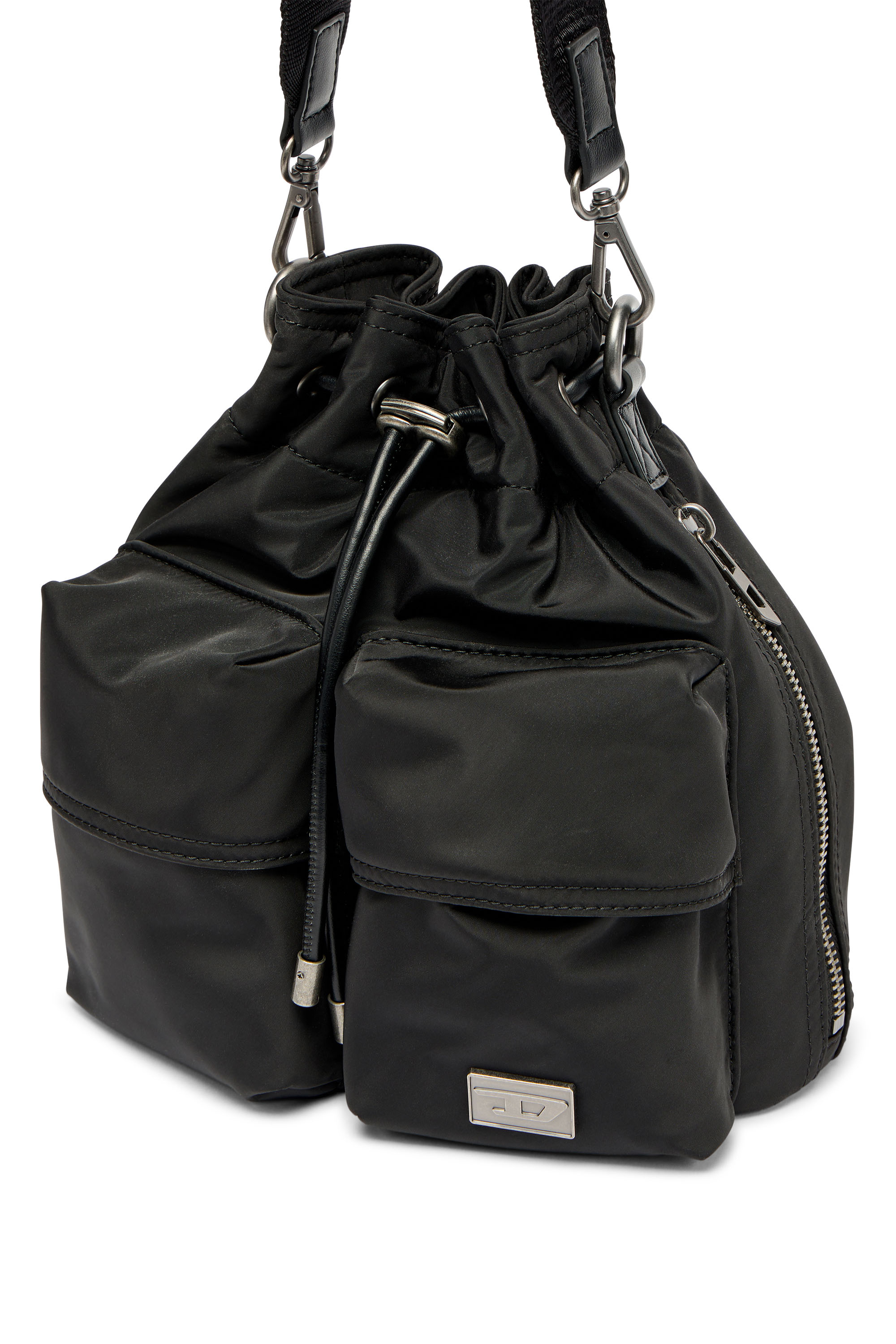 Diesel - MULTI-PKTS BUCKET X, Unisex's バケットバッグ in ブラック - 5