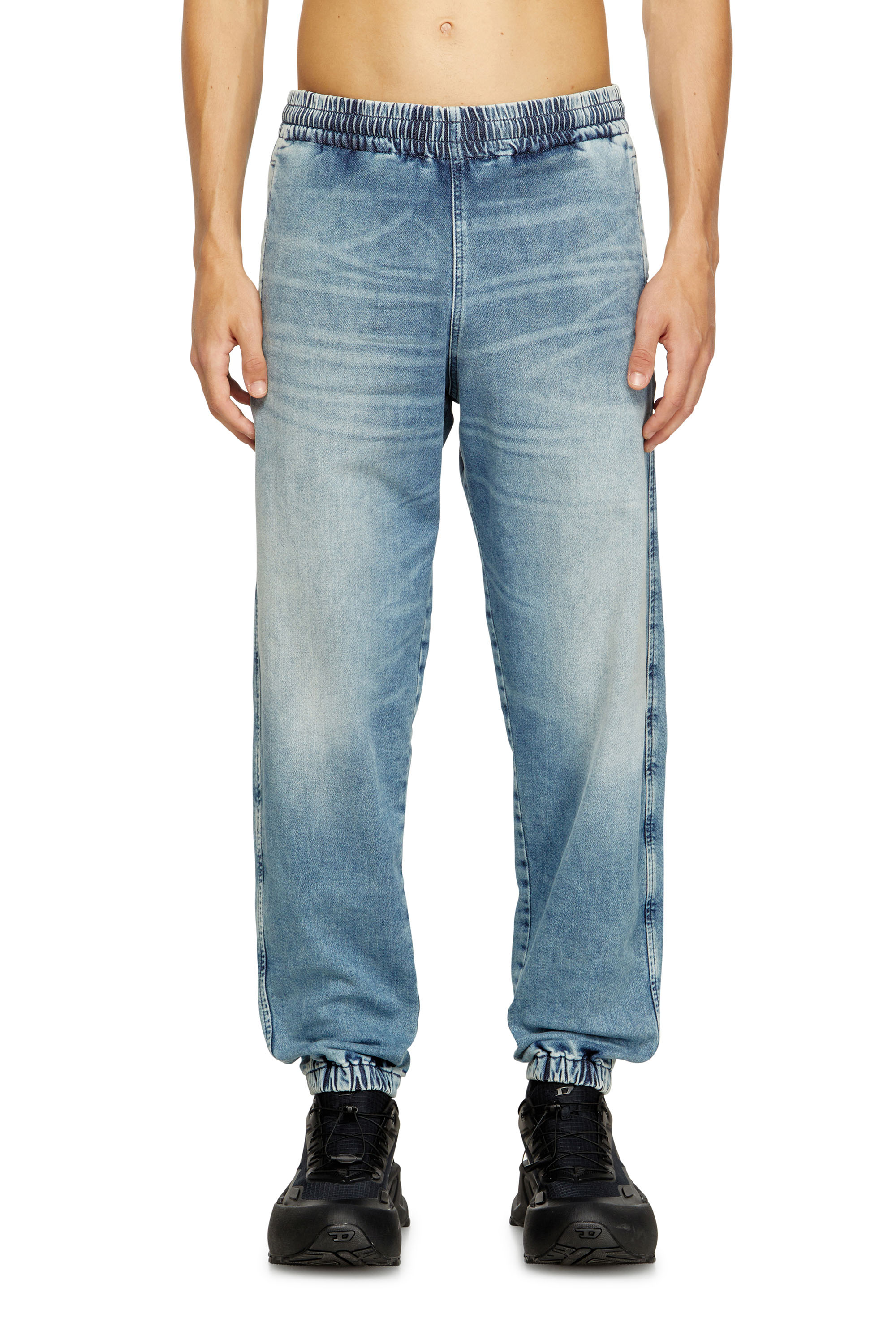 Diesel - Unisex's Slim D-Labb Track denim 09M32, ライトブルー - 1