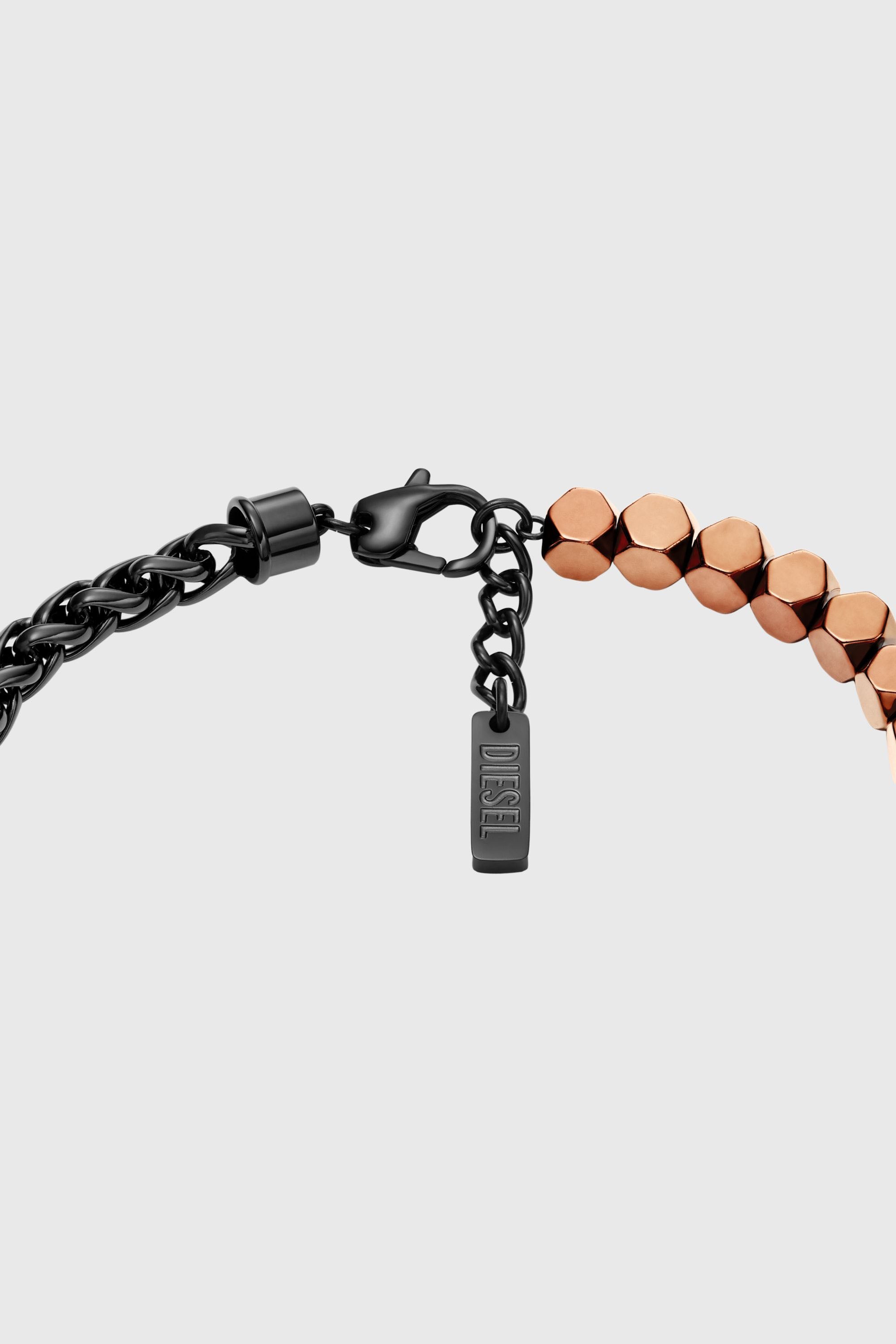 Diesel - DX1648931 JEWELLERY, Unisex's ブレスレット in ブラック/ブロンズ - 2