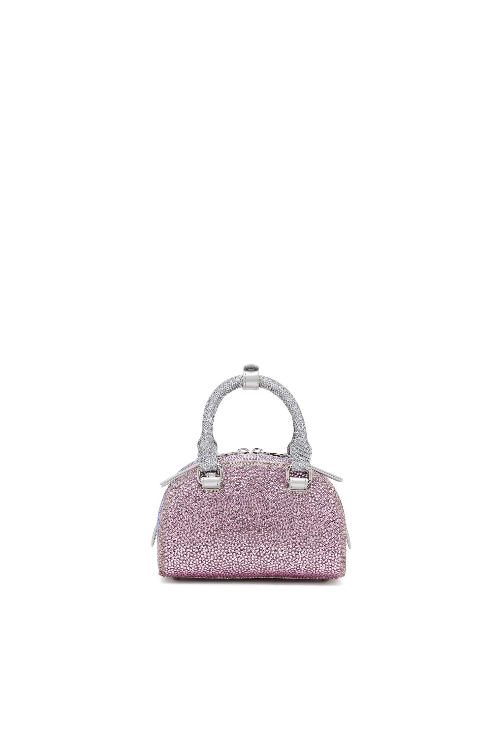 Diesel - 1DR DOME CROSSBODY, Female's クロスボディバッグ in ピンク / ホワイト - 2