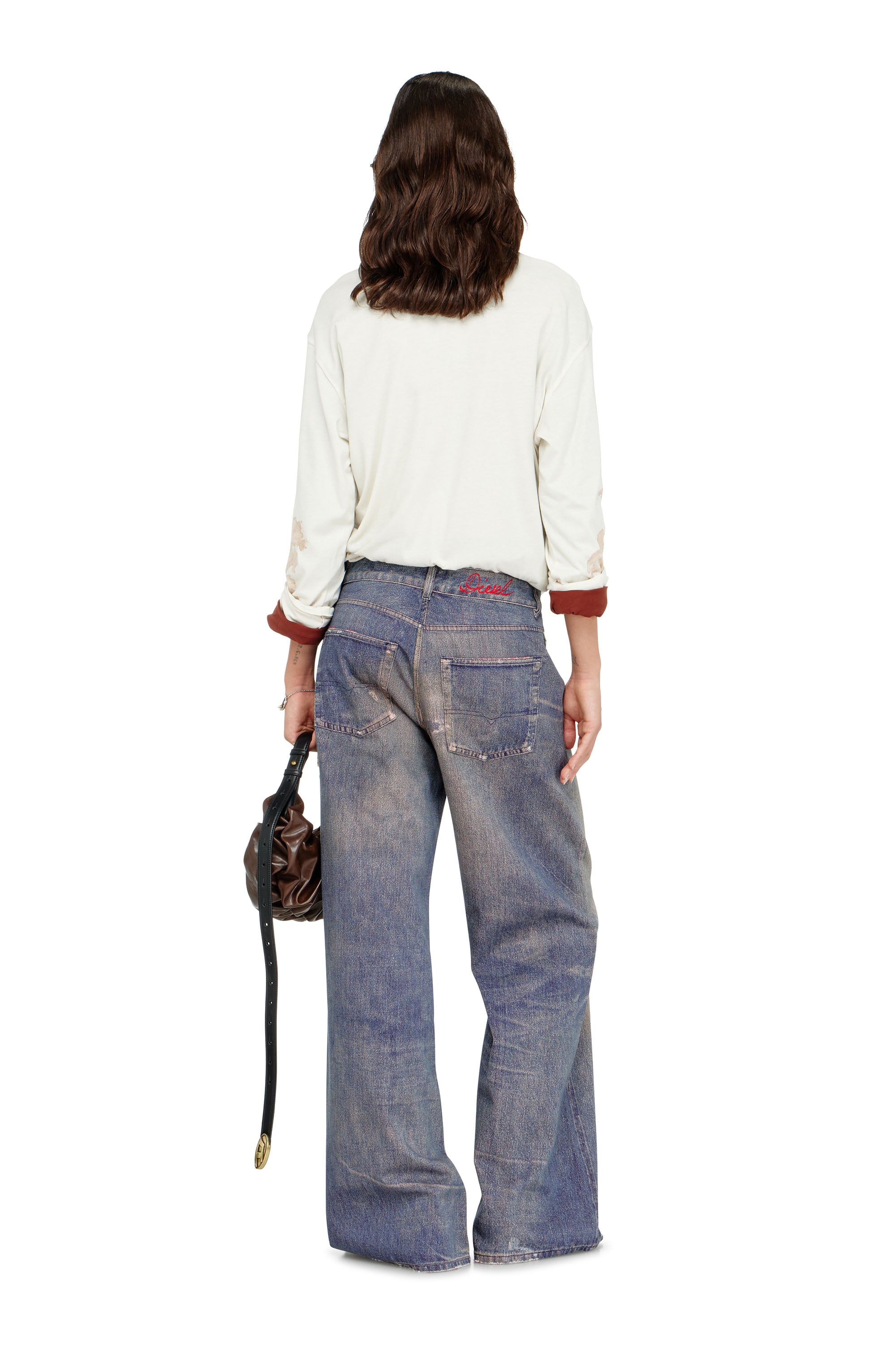 Diesel - Female's Relaxed Jeans 1996 D-Sire 09P95, ダークブルー - 3