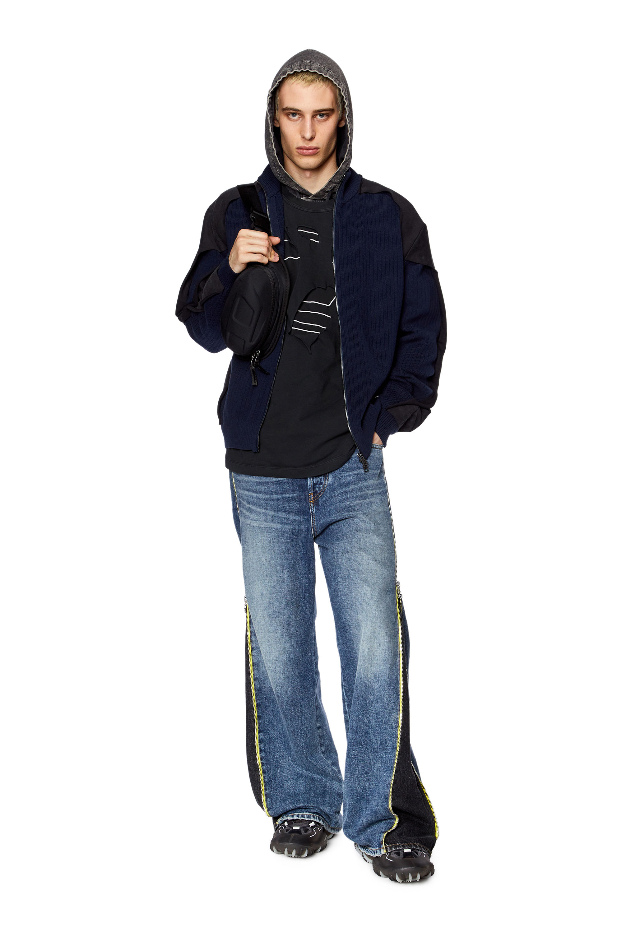 Diesel - T-STRAPOVAL, ブラック - Image 3