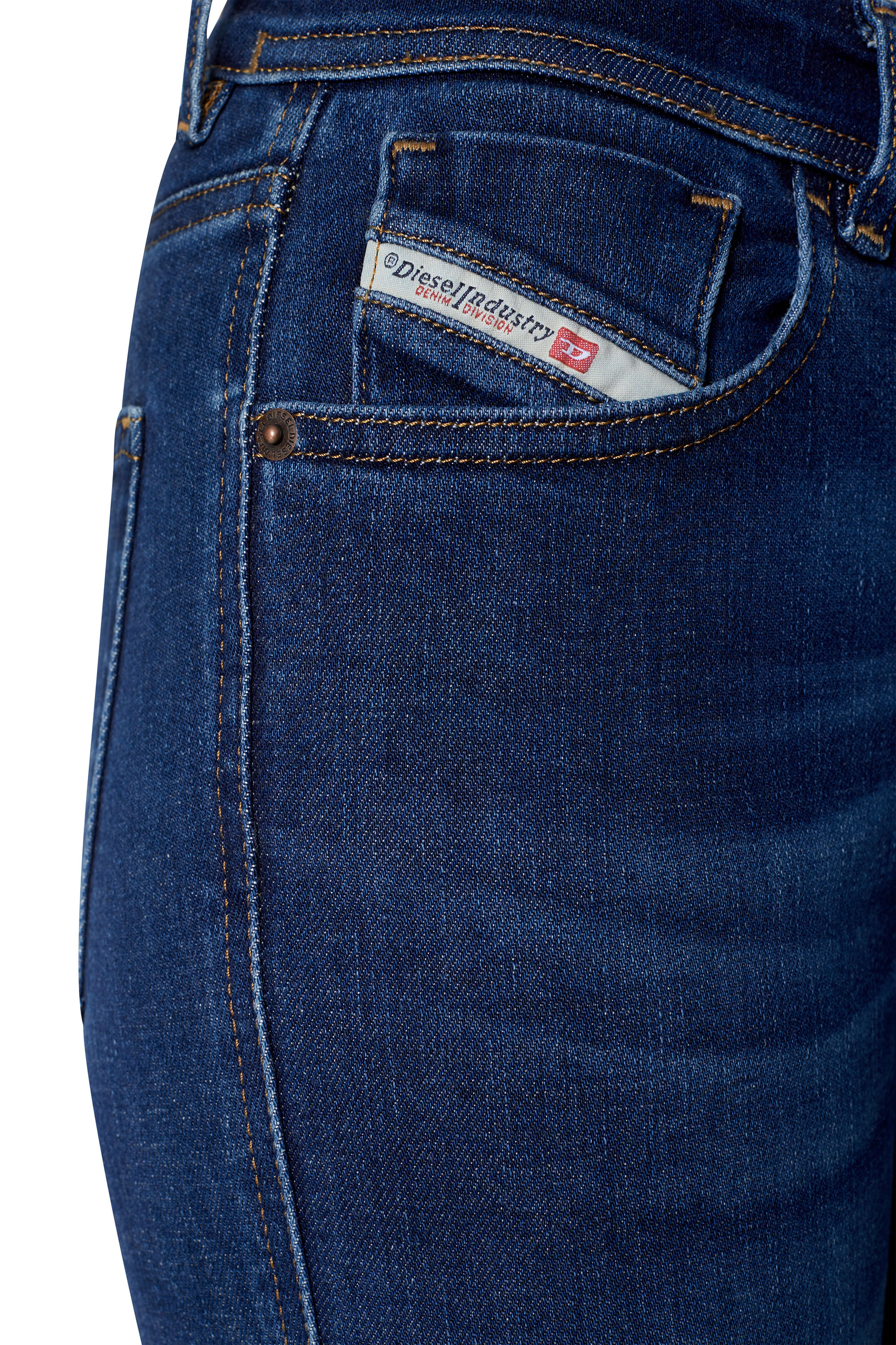 Diesel - Super skinny Jeans 2017 Slandy 09C19, ダークブルー - Image 3