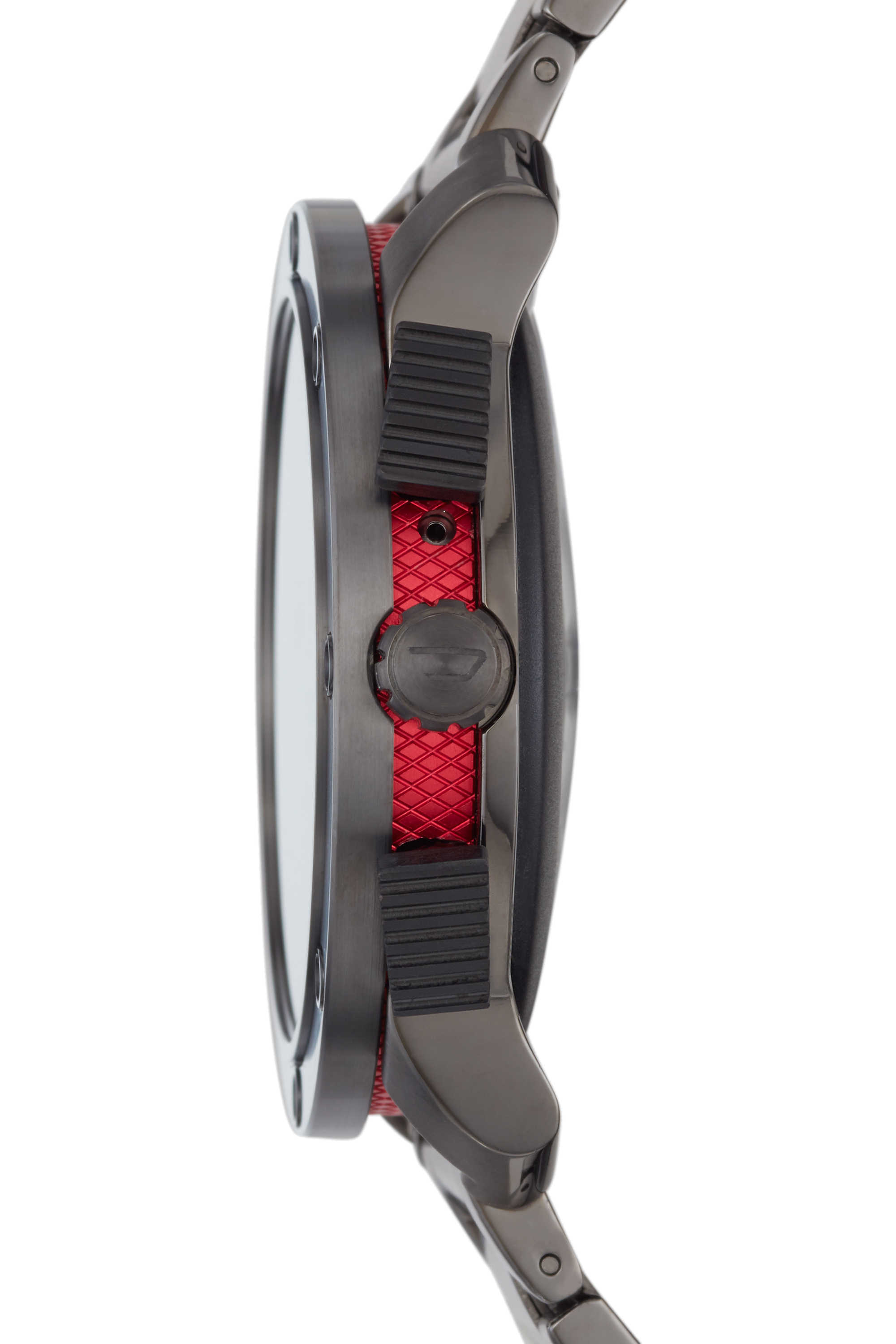 Diesel - DT2017, Male's Axial Smartwatch - Gunmetal-Tone Stainless Steel in ダークグレー - 3