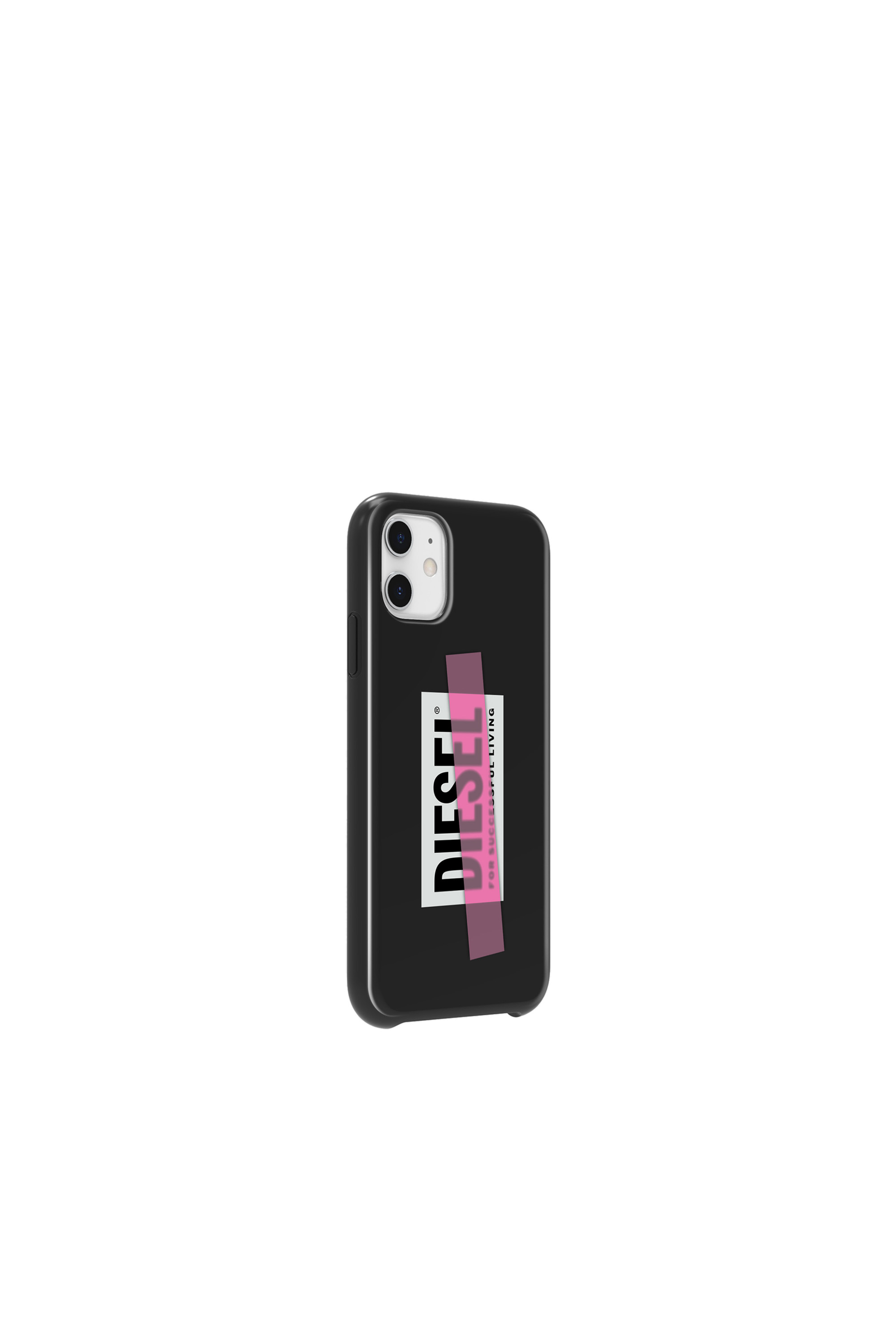 Diesel - DIPH-032-BLKPT, Unisex's Printed co-mold case for iPhone 11 in ブラック/ピンク - 4