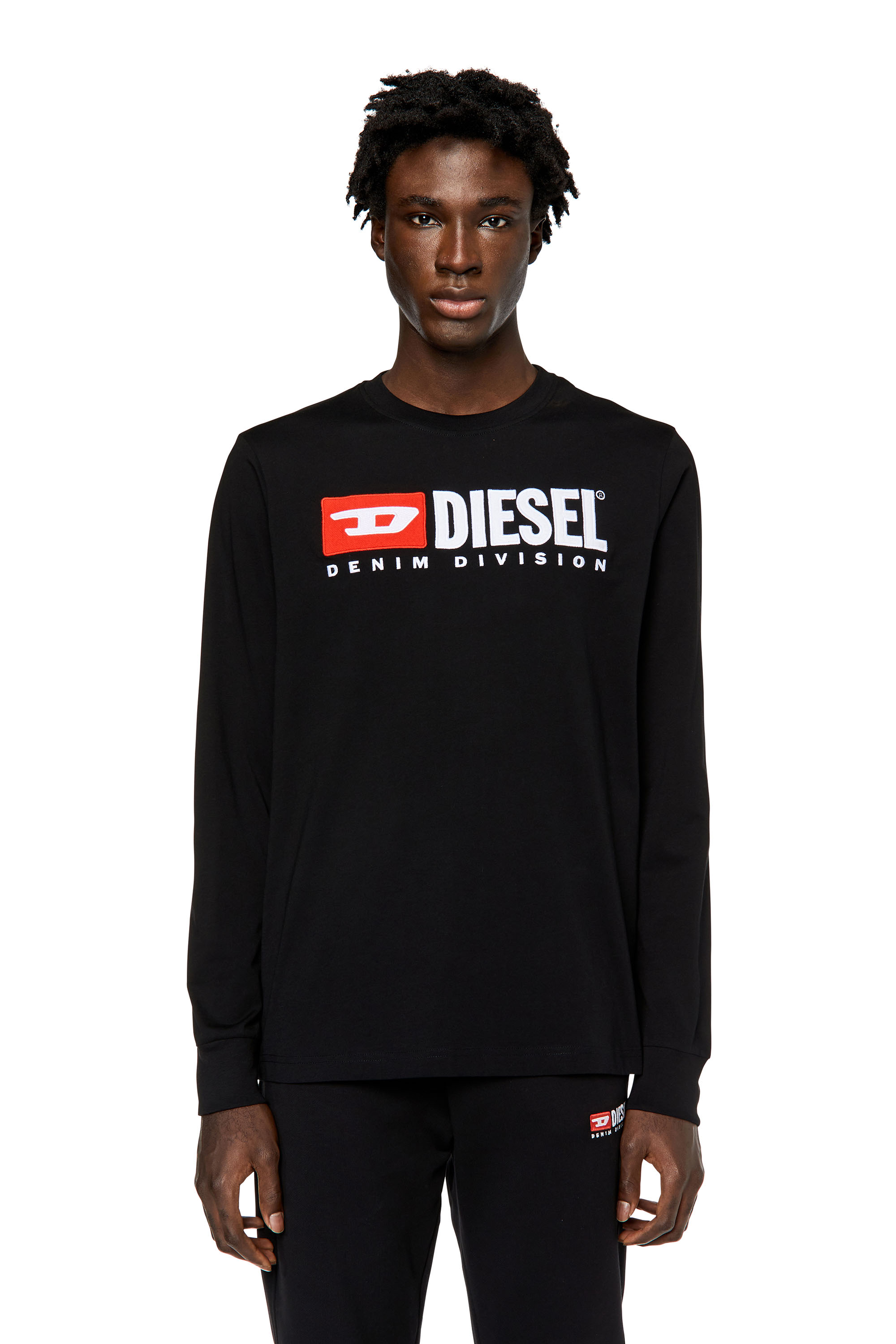 Diesel - T-JUST-LS-DIV, ブラック - Image 1