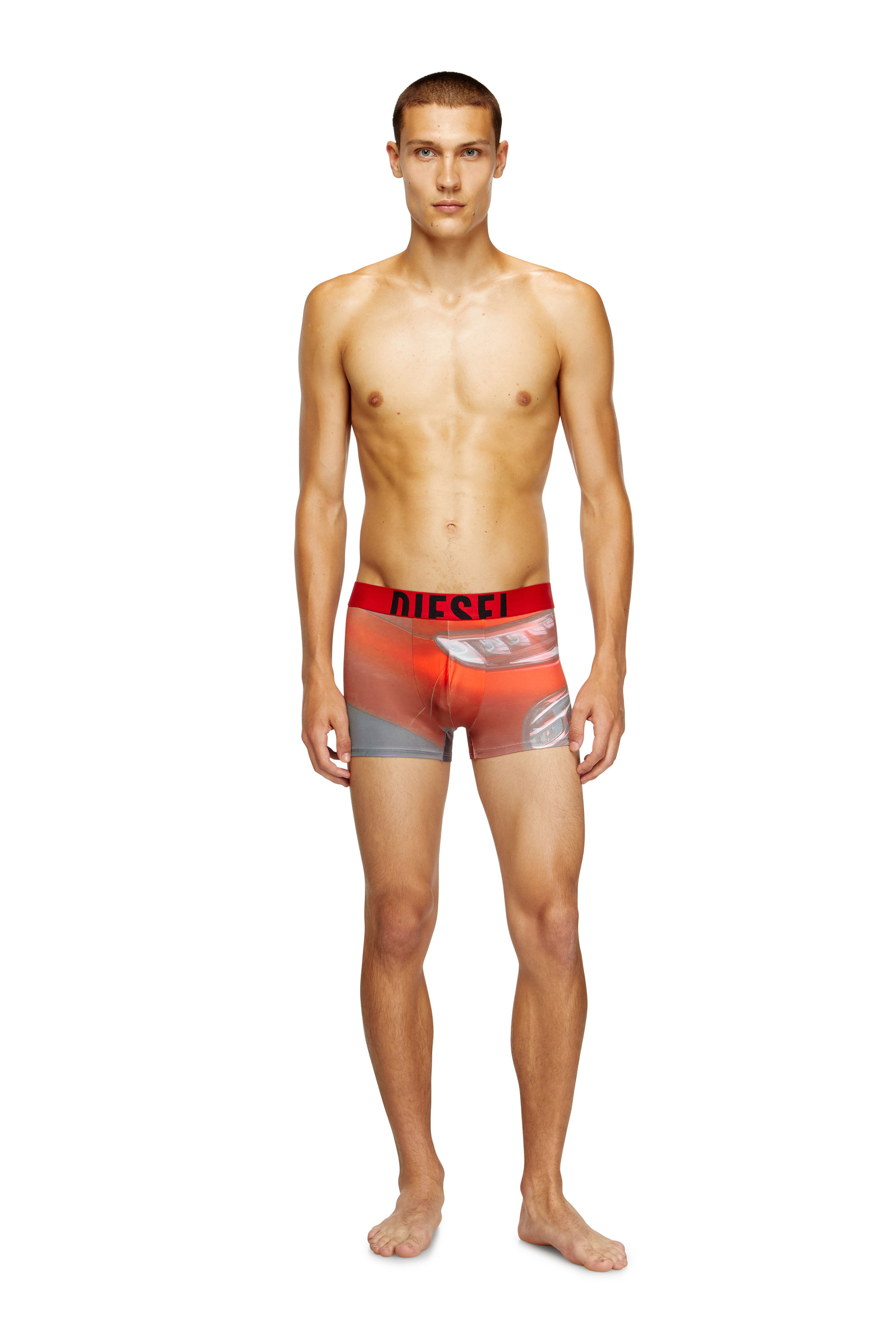 Diesel - DAMIEN-D-POP-40, Male's Boxer briefs with Pop print in レッド - 1