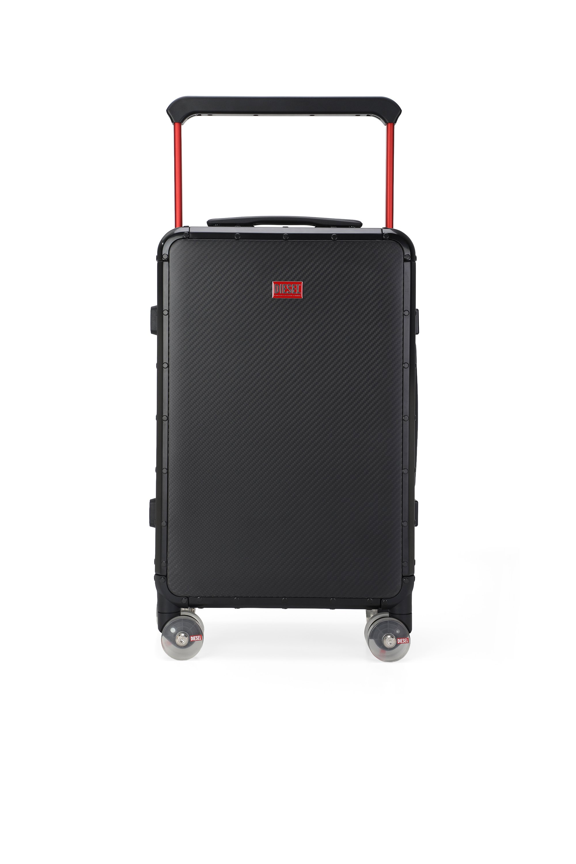 Diesel - DIESEL CARBON FIBER TROLLEY-BLACK- DSL00, Unisex's Carbon fiber suitcase size S in ブラック - 1