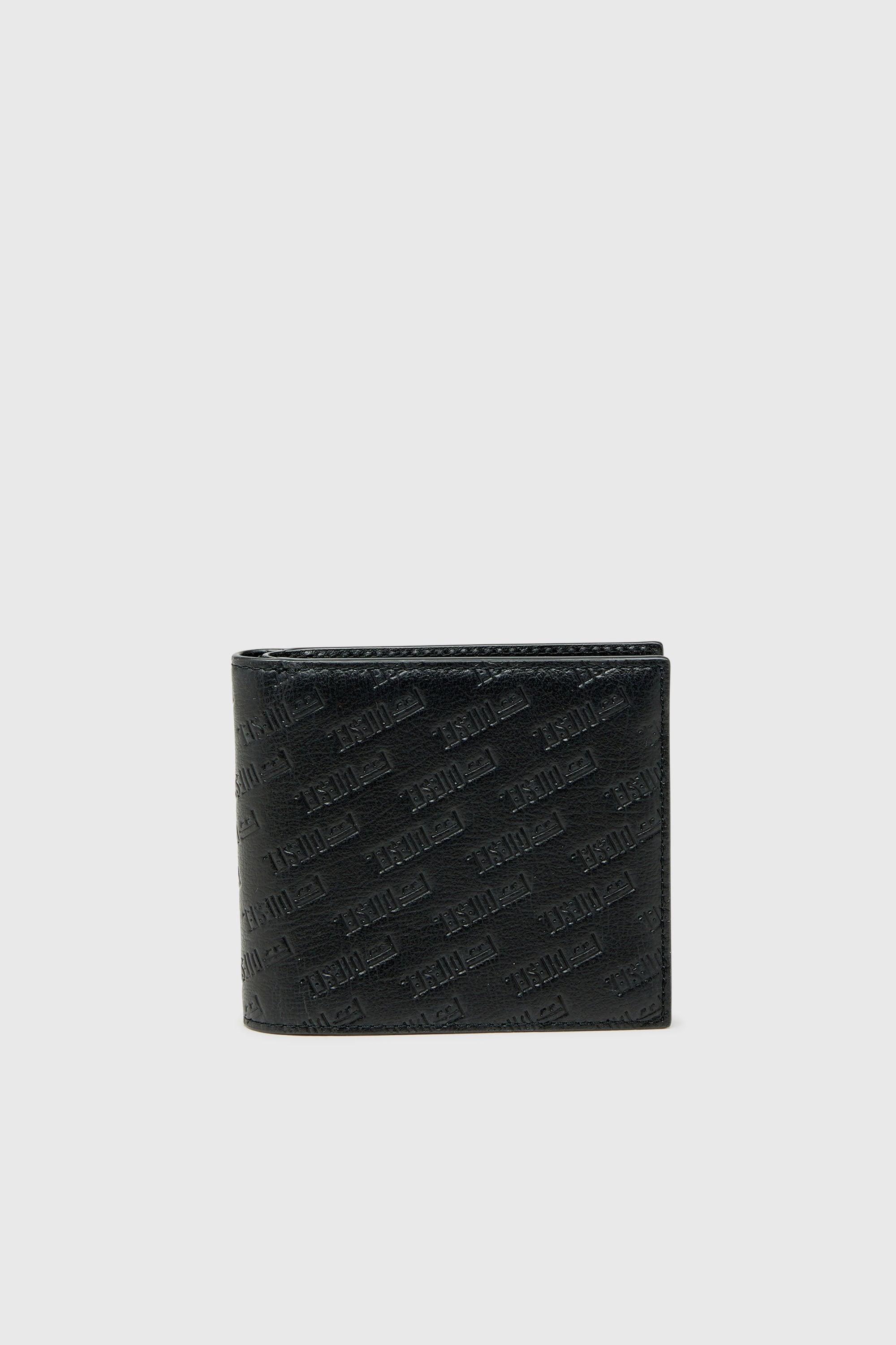 Diesel - MONOGRAM BI-FOLD COIN S 3D, Male's 二つ折りウォレット in ブラック - 1