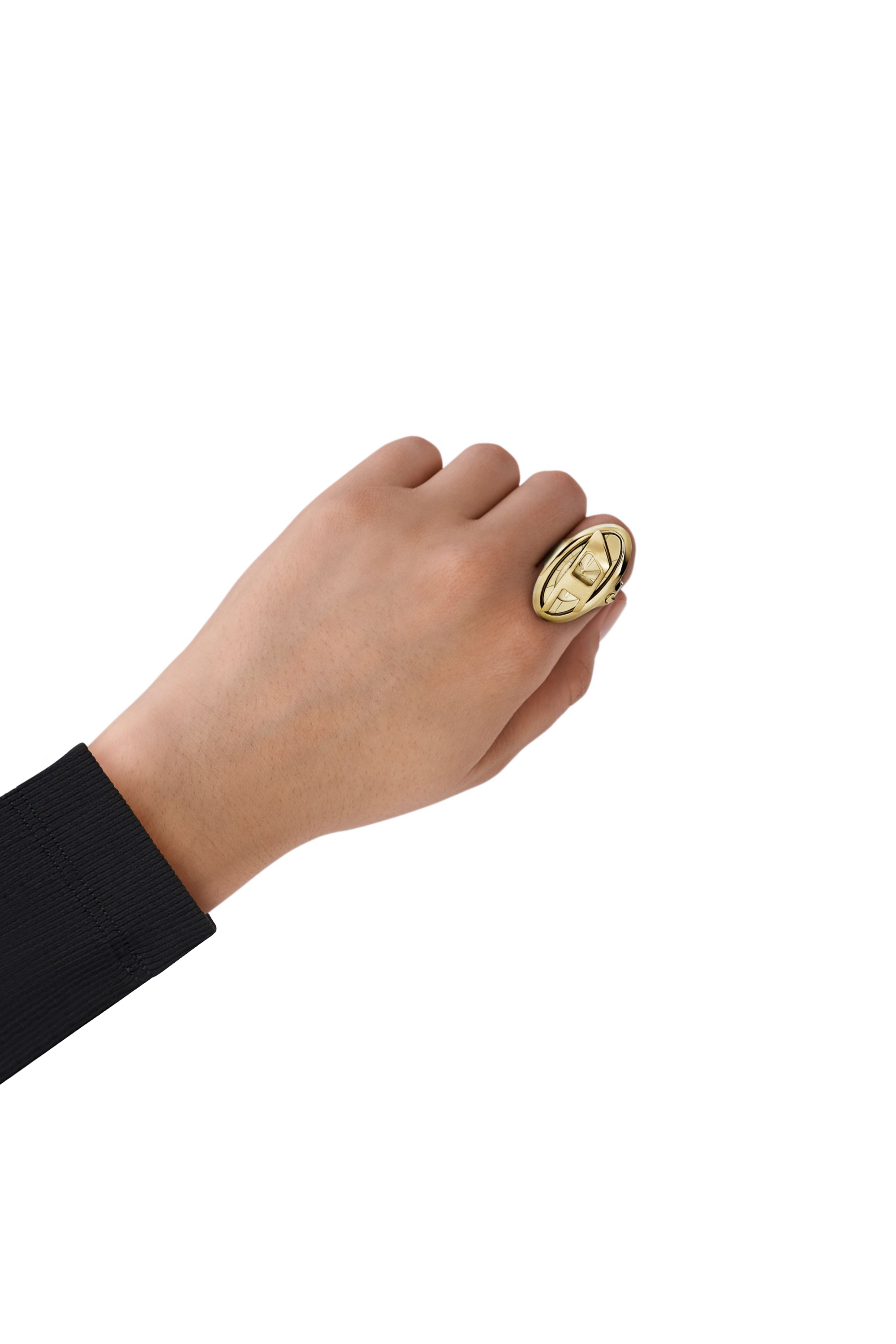Diesel - DZ5626 WATCH, Female's D-Era gold-tone stainless steel ring watch in ゴールド - 5