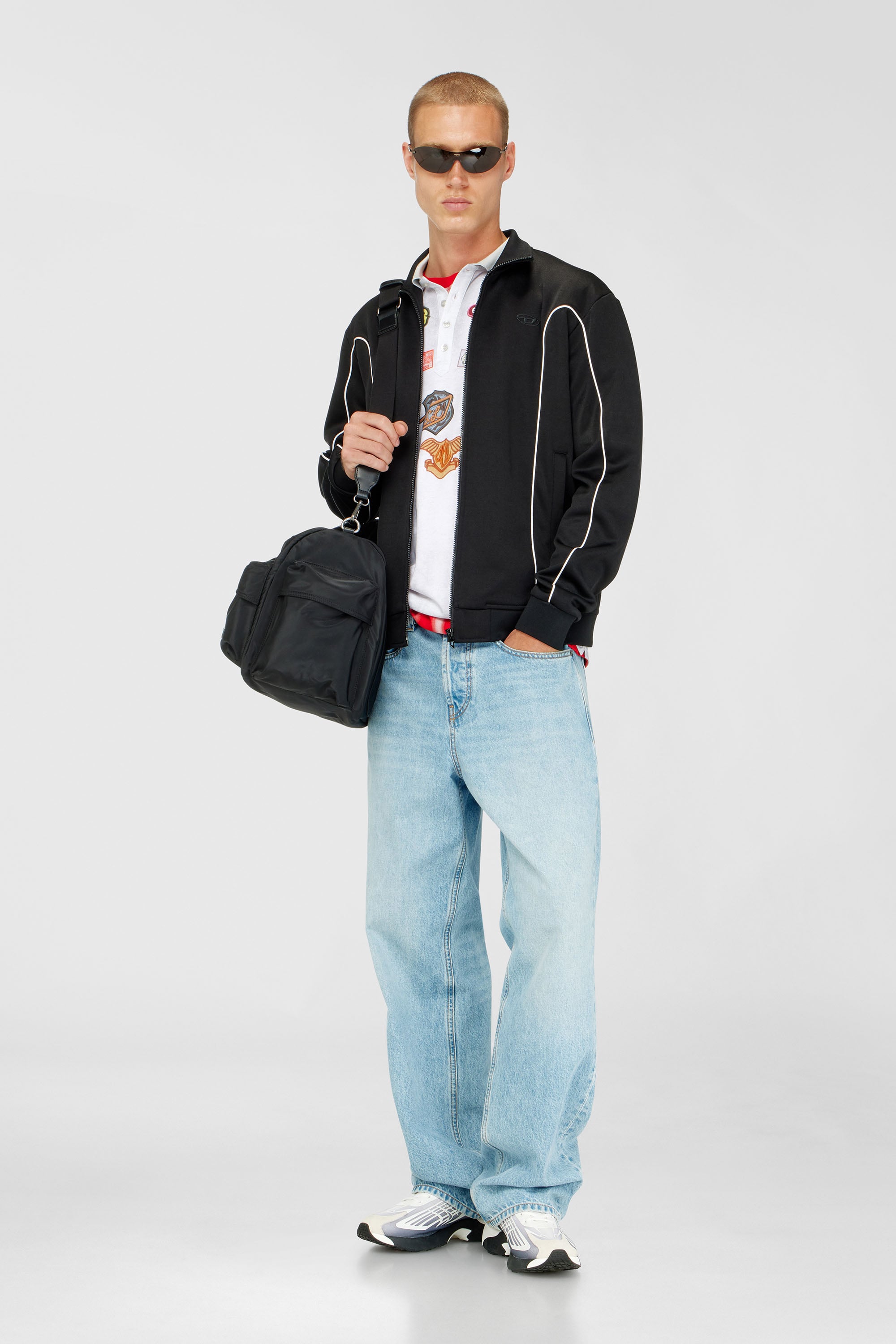 Diesel - S-LOCKING-DO, Male's ジャケット in ブラック - 1