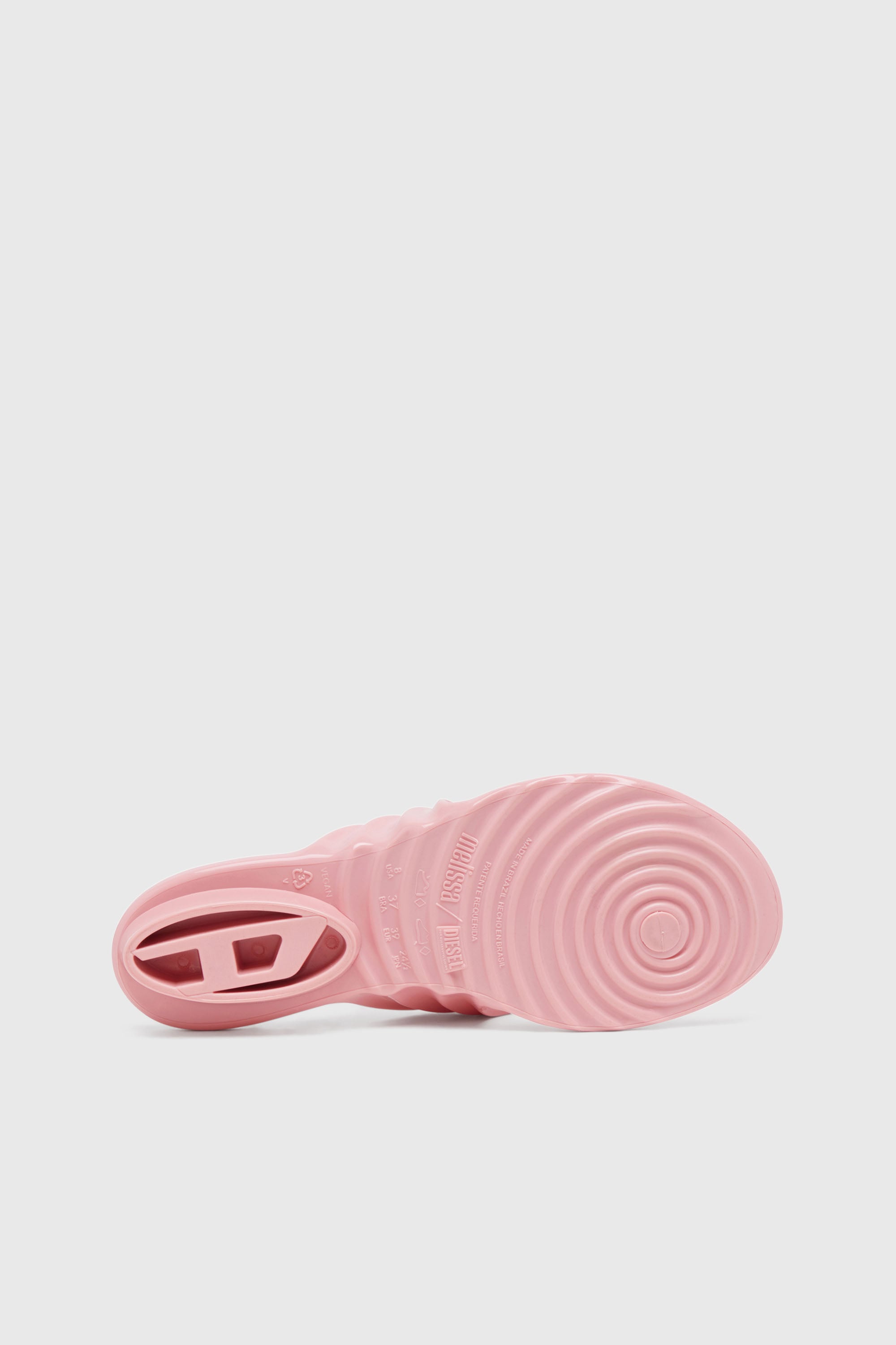 Diesel - MELISSA QUANTUM THONG, Female's Sculptural flip-flops in Melflex&reg; in ピンク / ホワイト - 5