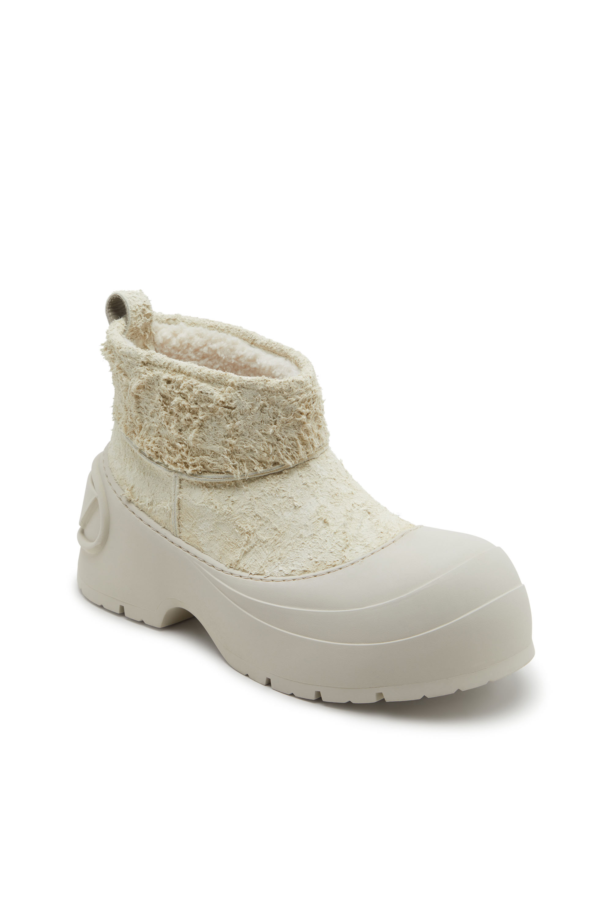 Diesel - D-DONALD MONTONE, Male's D-Donald-Chunky ankle boot with lug sole in ホワイト/グレー - 6